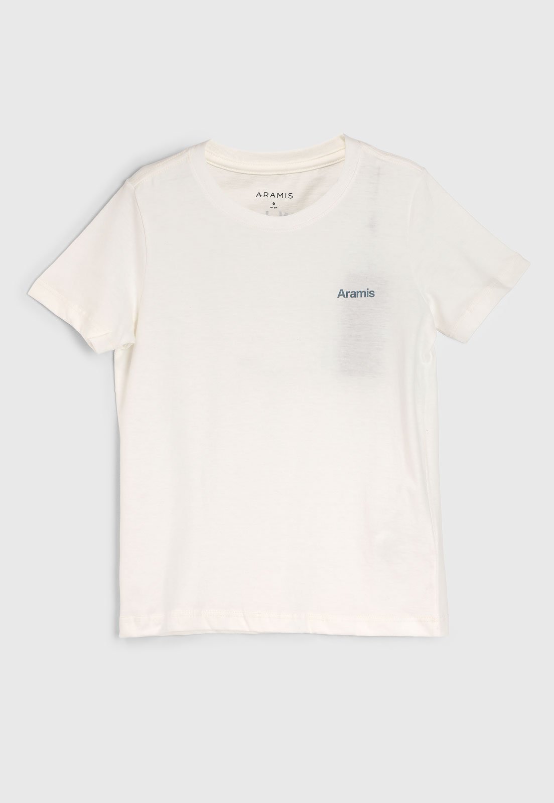 Vista 2 Infantil - Camiseta Aramis Estampa Tipográfica Off-White off-white white Aramis off-white white