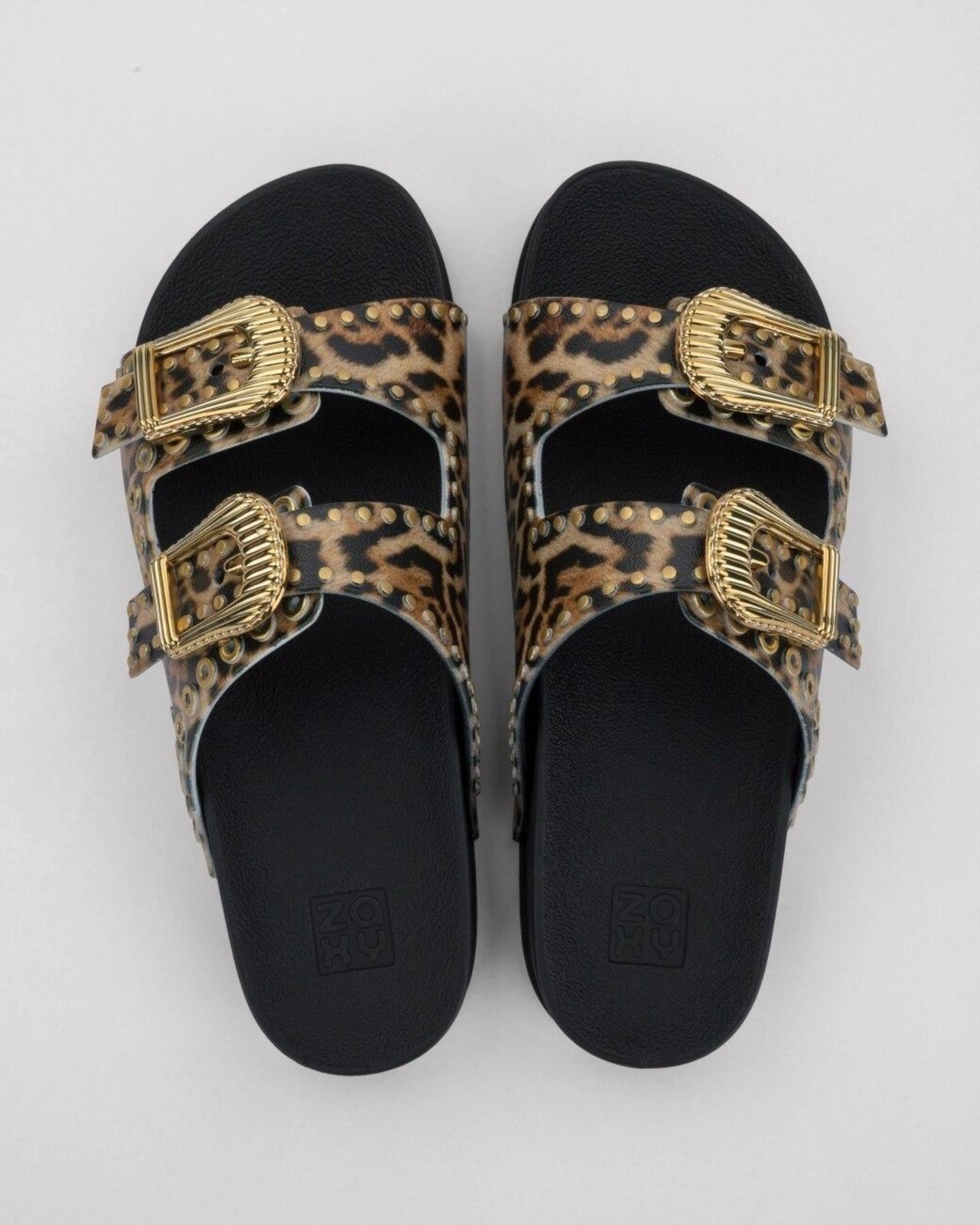Chinelo Slide Feminino Zaxy Hold Preto