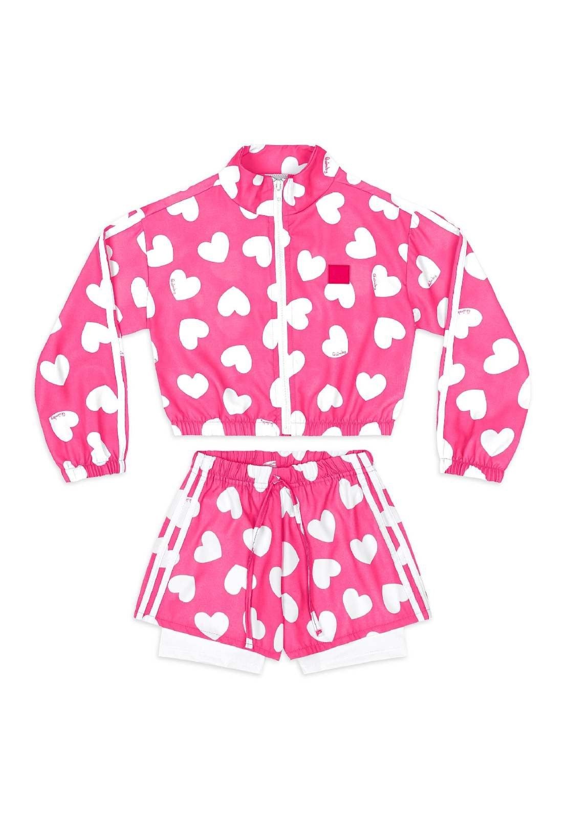 Infantil - Conjunto Jaqueta e Short Quimby Branco