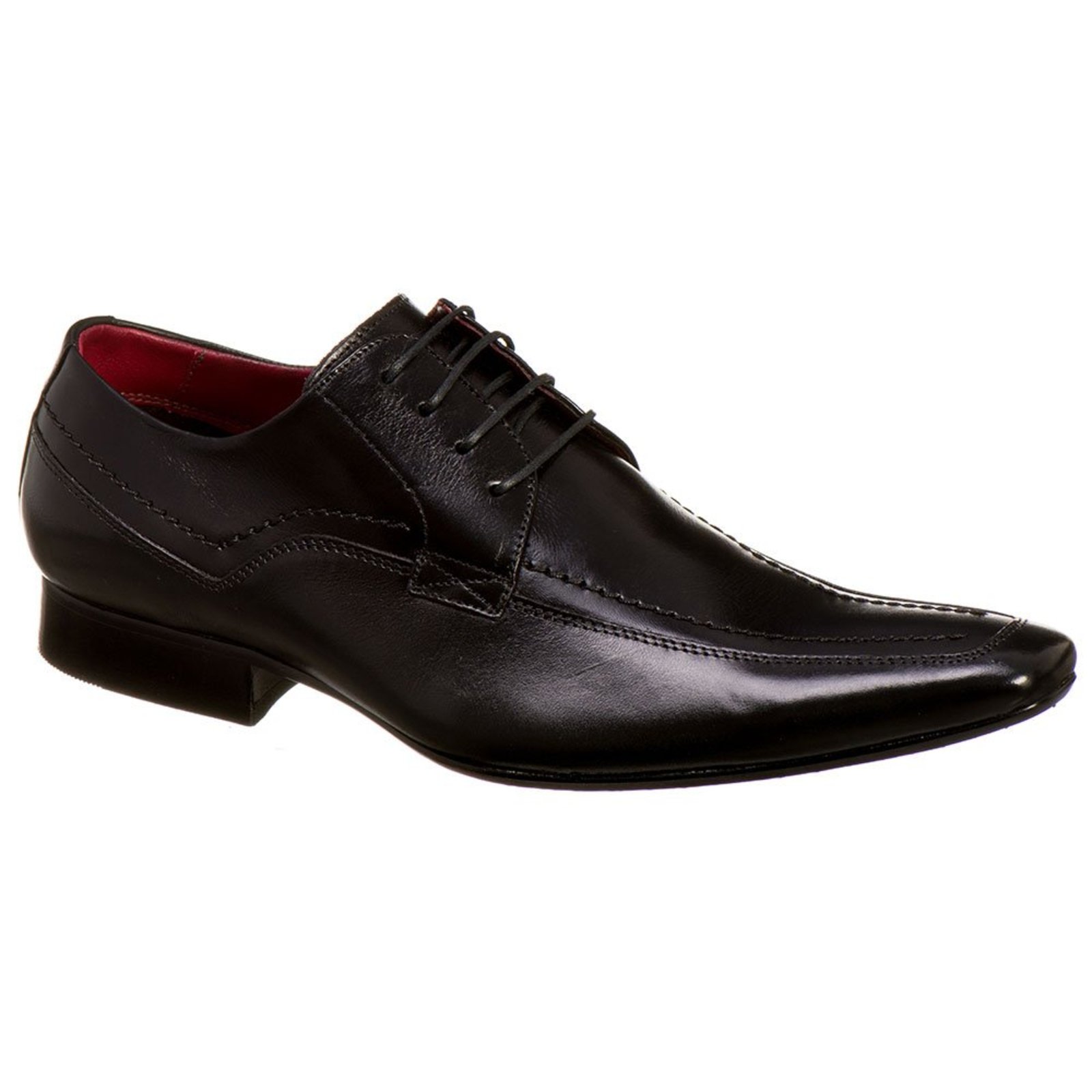 Sapato Social Malbork em Couro Preto Estilo Italiano 029P