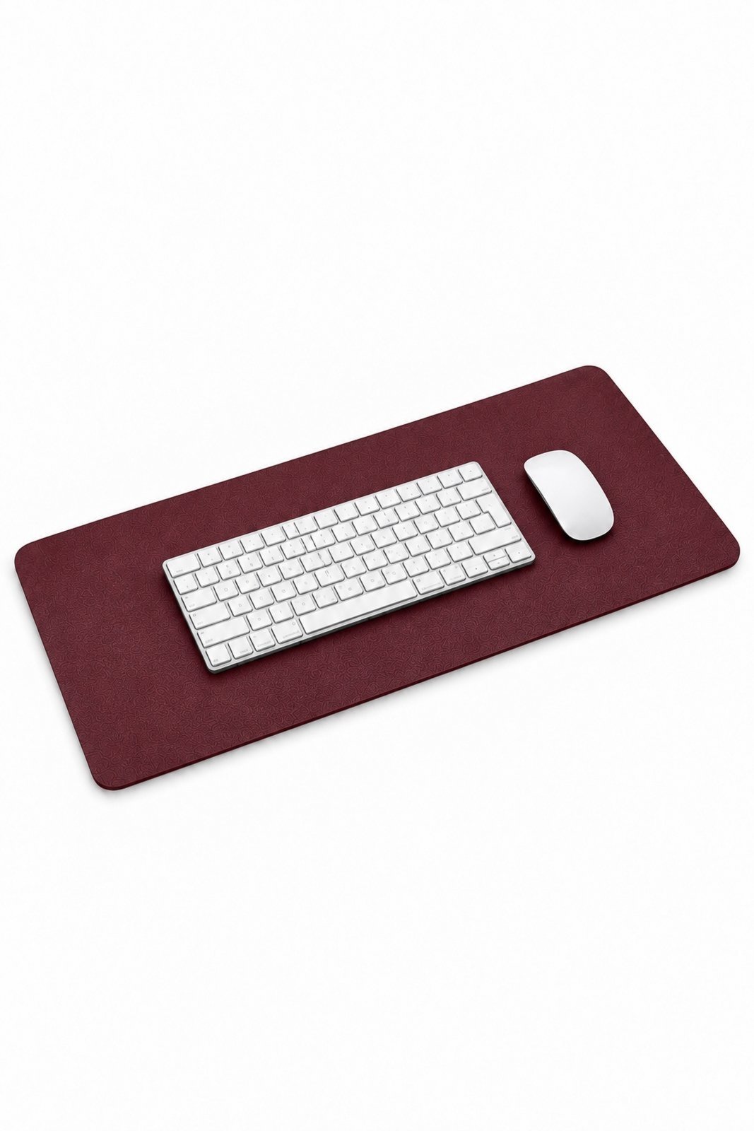 Desk Pad Médio 70x30 em couro liso Niv - Marsala