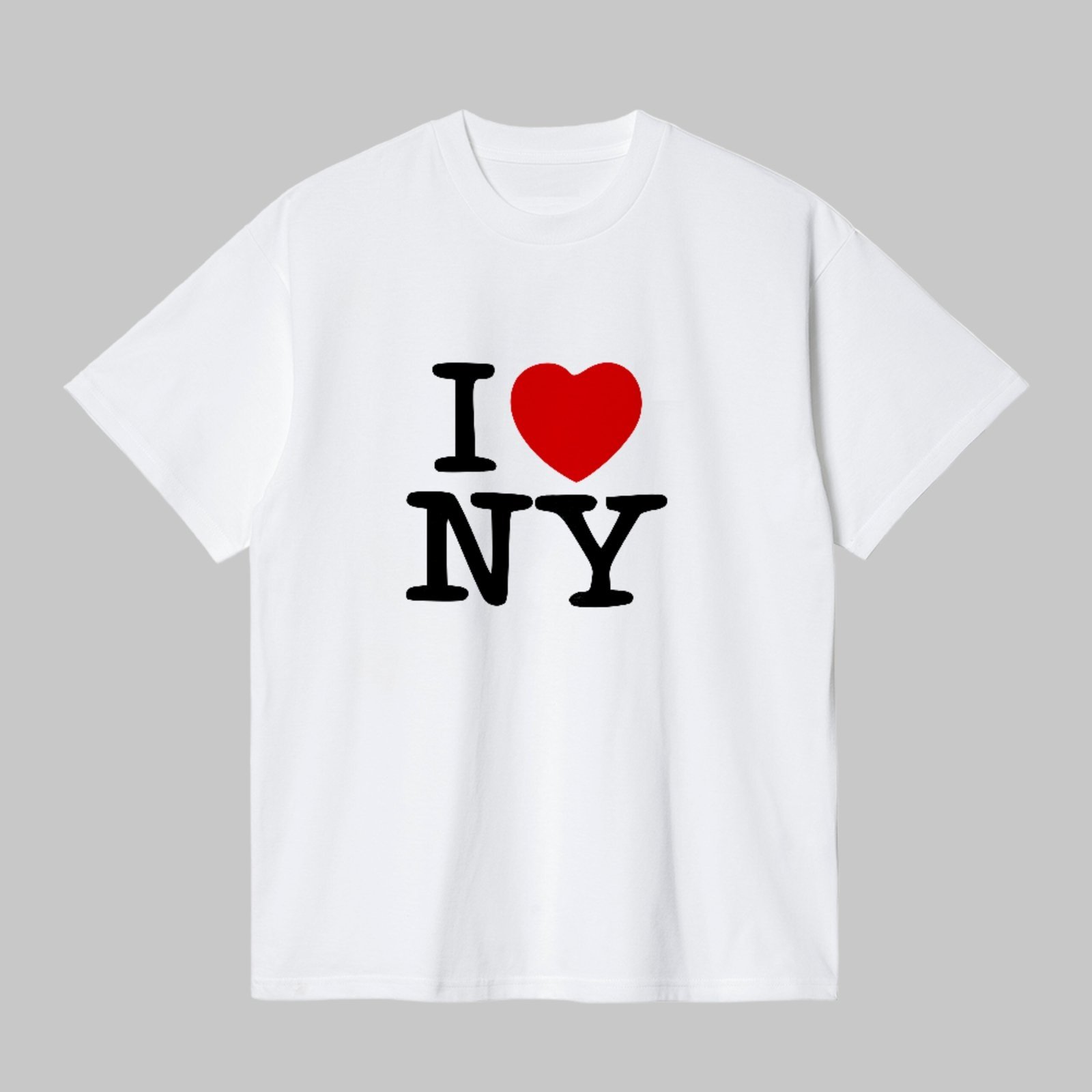 Camiseta Básica I Love New York Design Urbano Unissex Branco