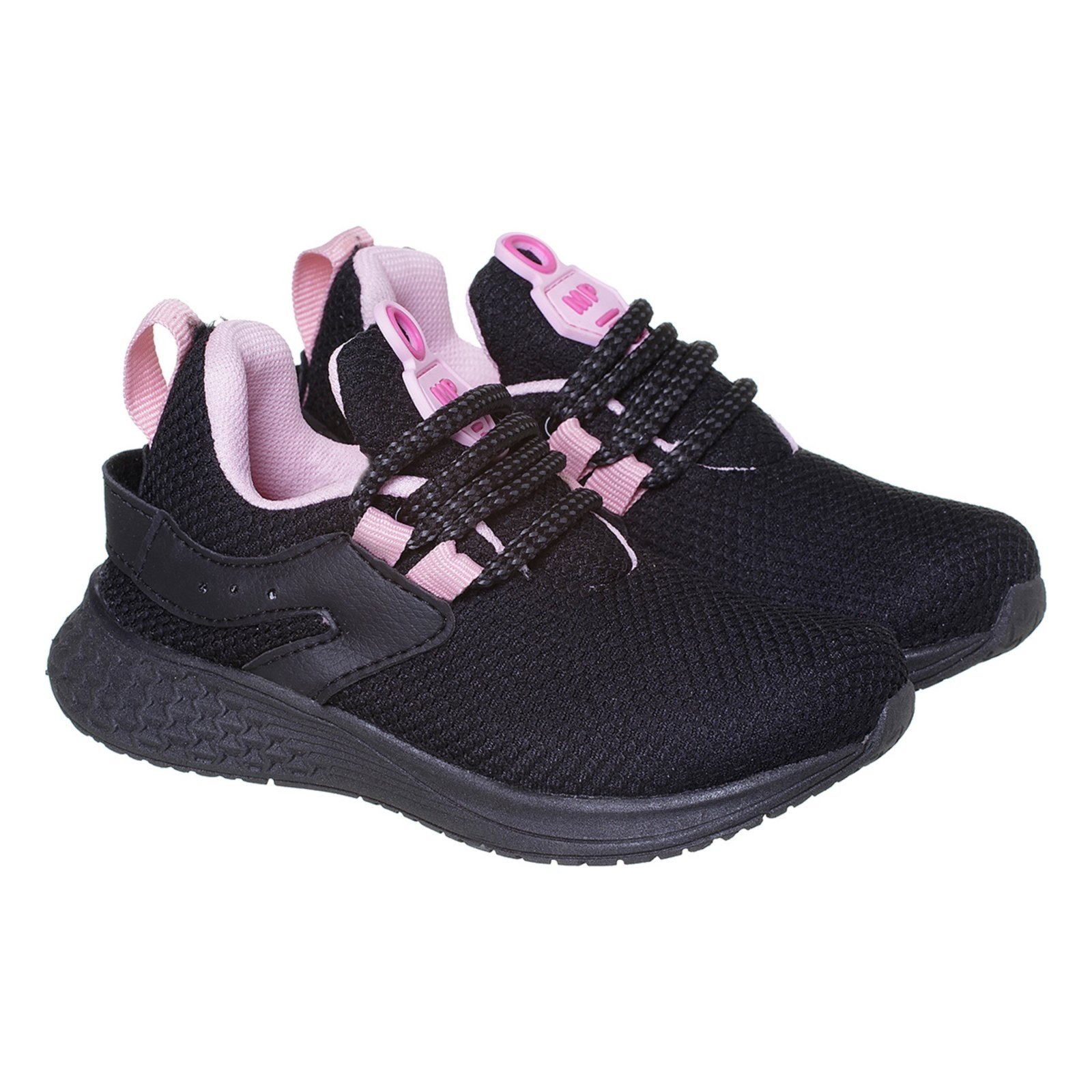 Vista 3 Infantil - Tênis Sapato Meninas e Rosa Angipé preto/rosa rosa Angipé preto/rosa rosa