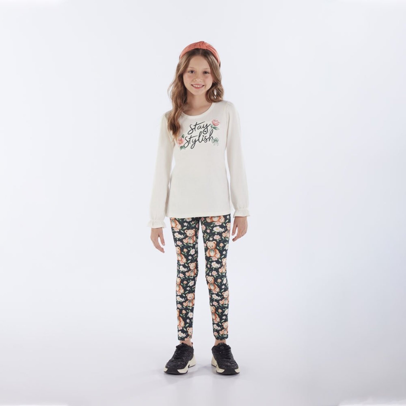 Infantil - Conjunto Menina - Bege - 52830-1271