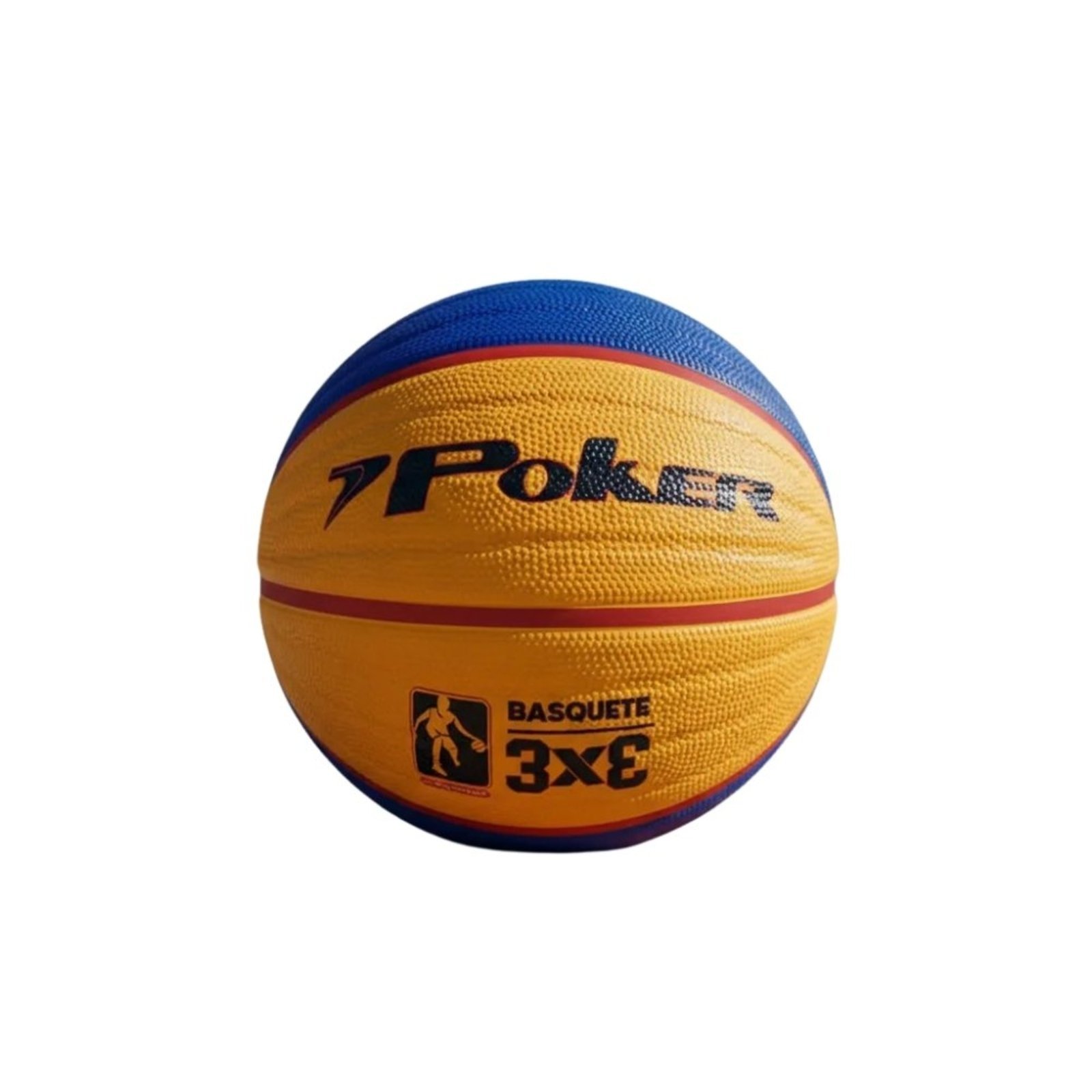 Vista 3 Bola de Basquete Poker 3X3 azul Poker azul