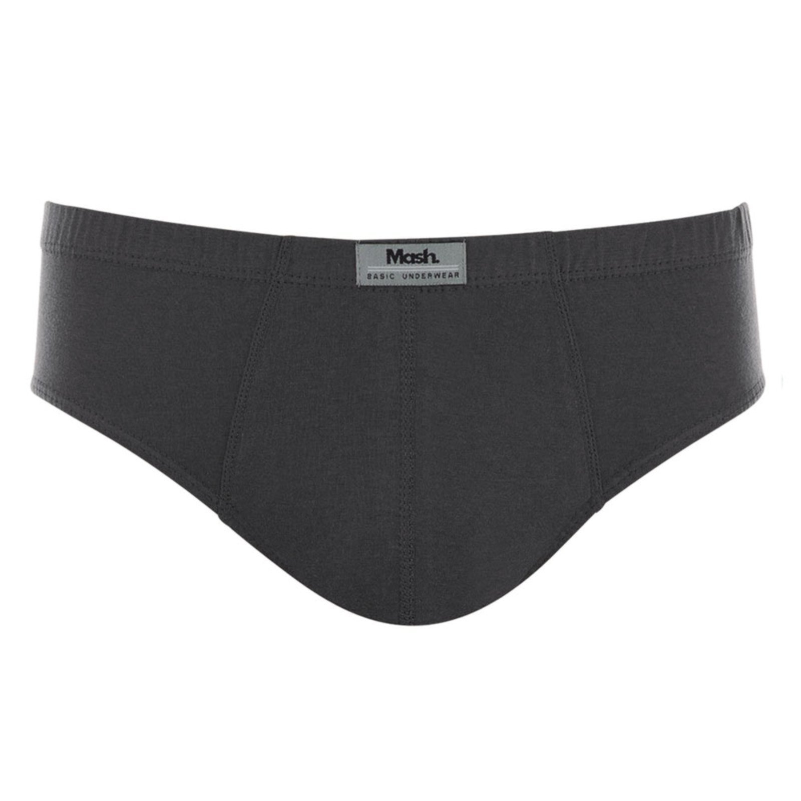 Cueca Slip Mash 074.58 Algodão – Cinza Chumbo