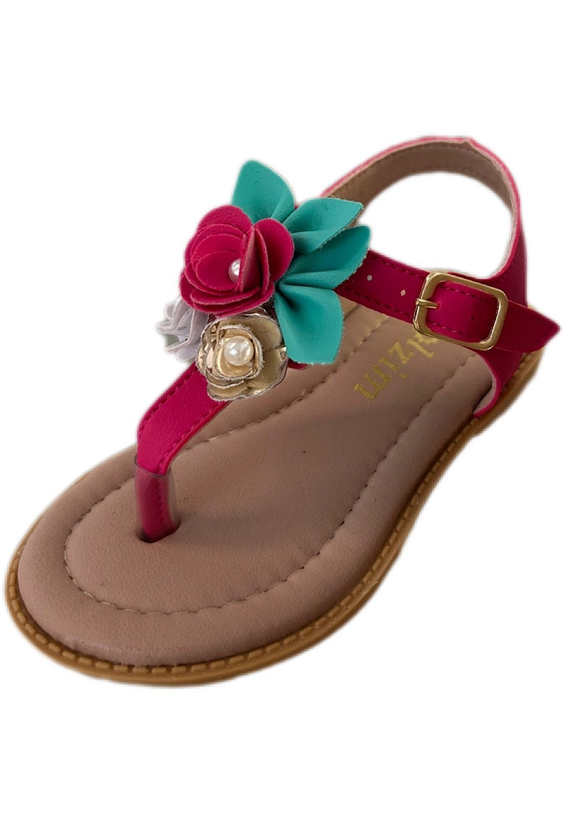 Infantil – Sandália menina infanil Solzim de dedinho flor Pink