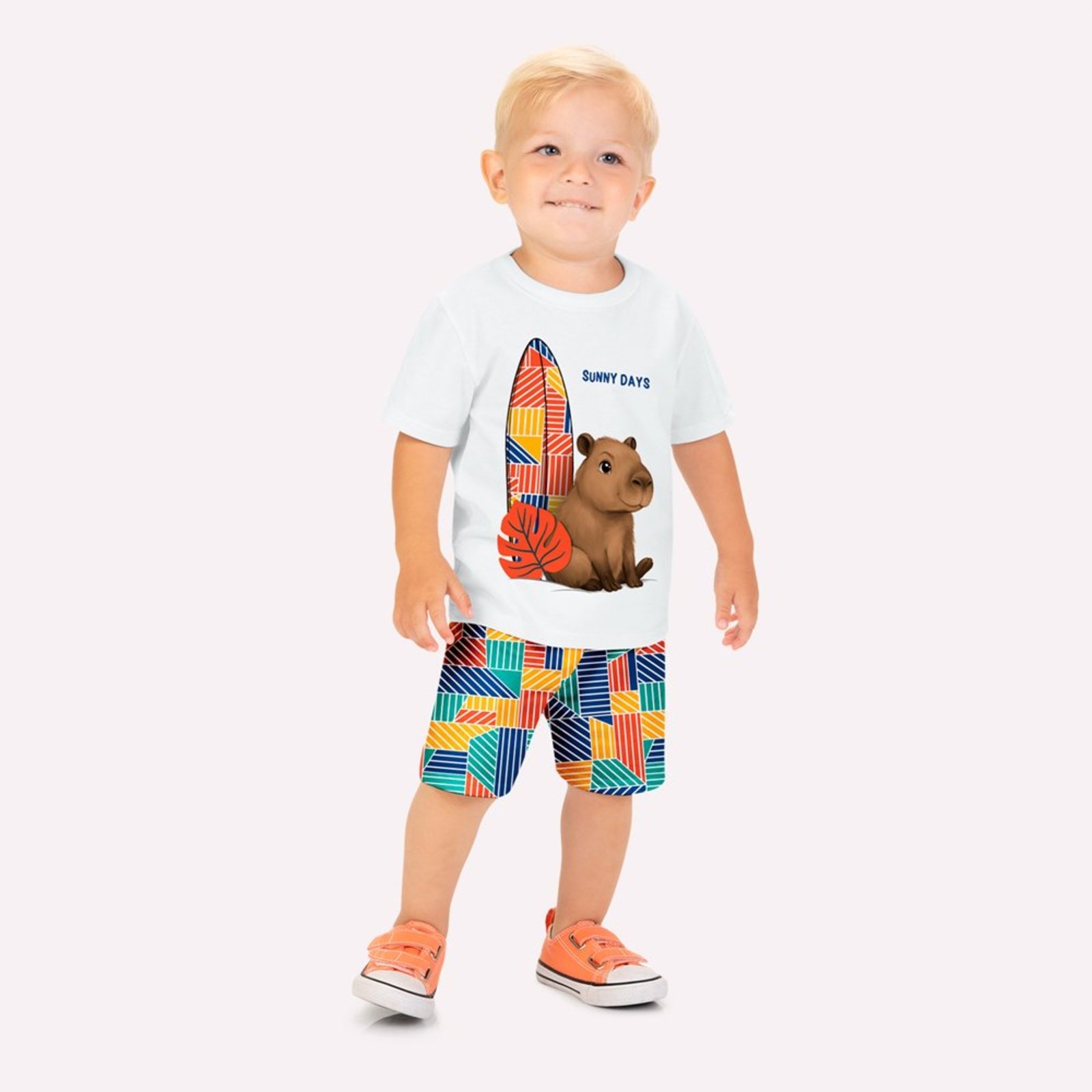 Infantil - Conjunto Menino Capivara Kyly