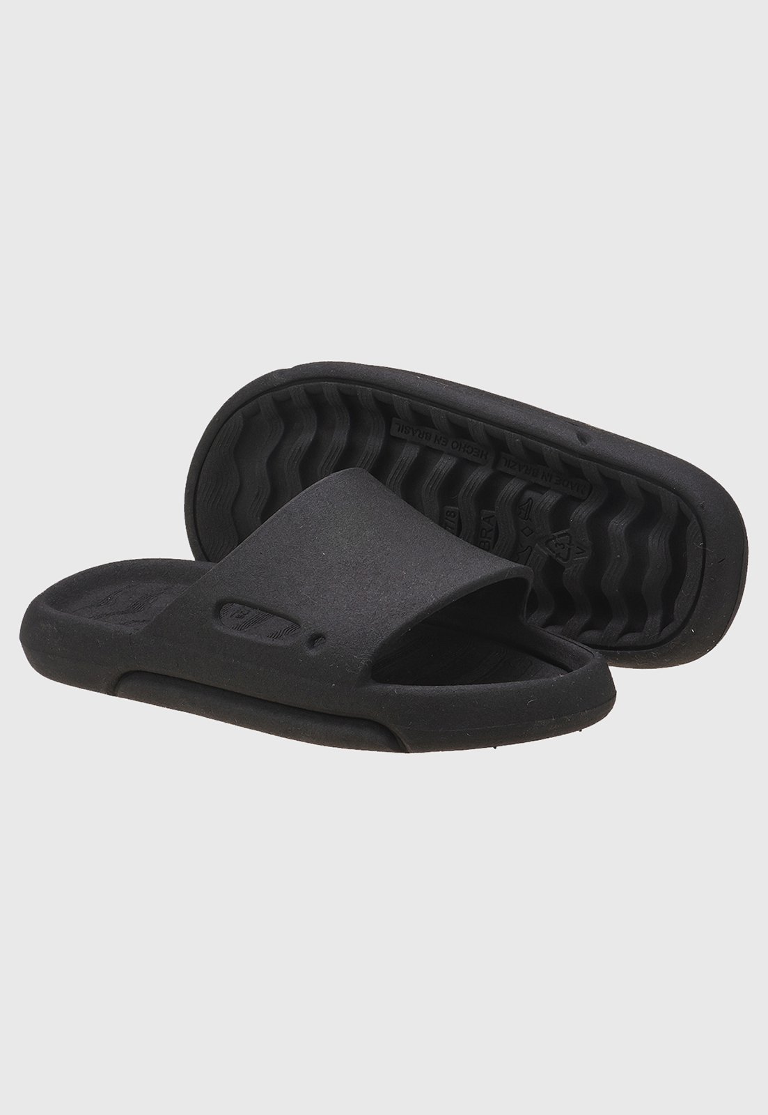 Infantil – Chinelo Nuvem Slide Menino e Menina Preto tep