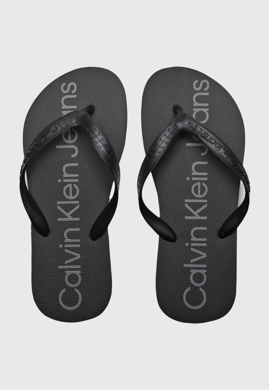 Chinelo Calvin Klein de Dedo Preto
