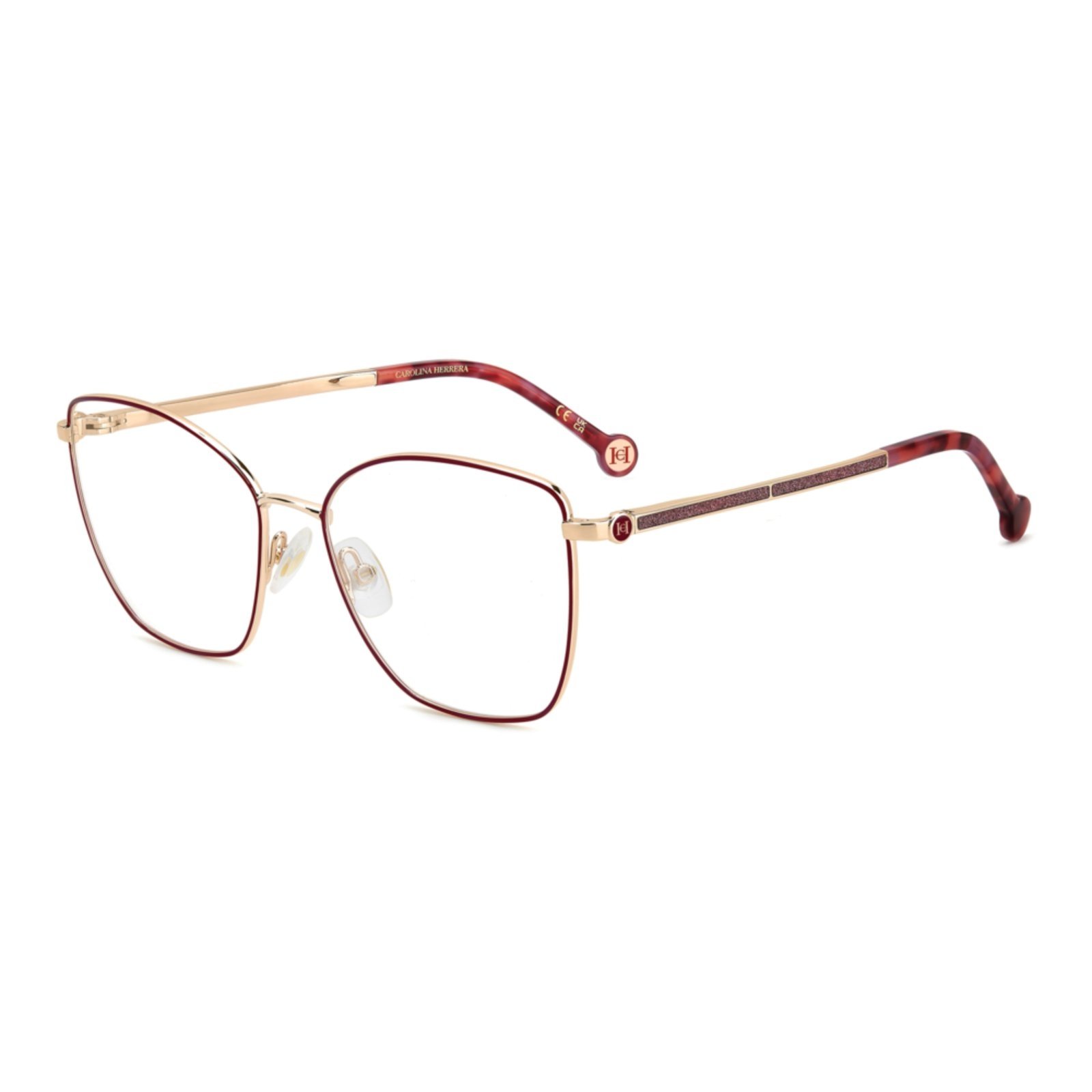 Armação de Óculos Carolina Herrera Her 0264 Yk9 – Vermelho 55