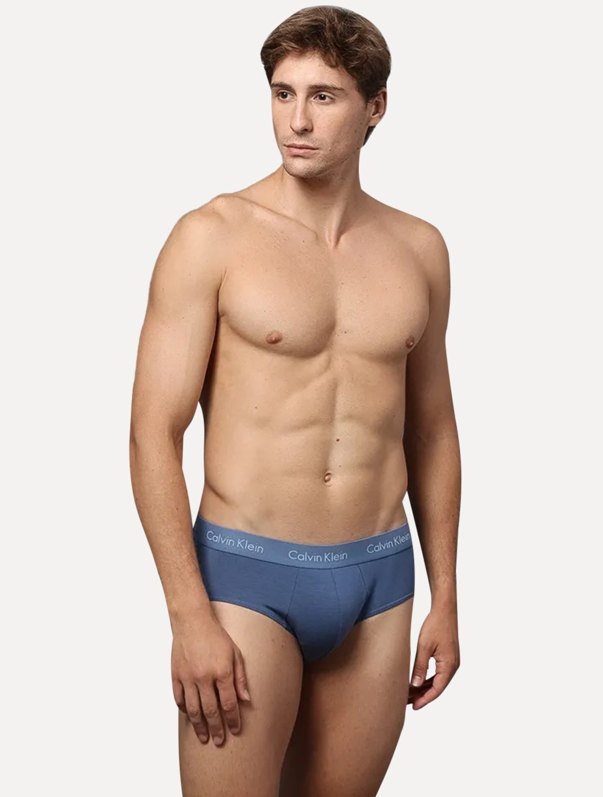 Vista 2 Cueca Calvin Klein Underwear Trunk Modal Logo Médio 1UN azul Calvin Klein azul