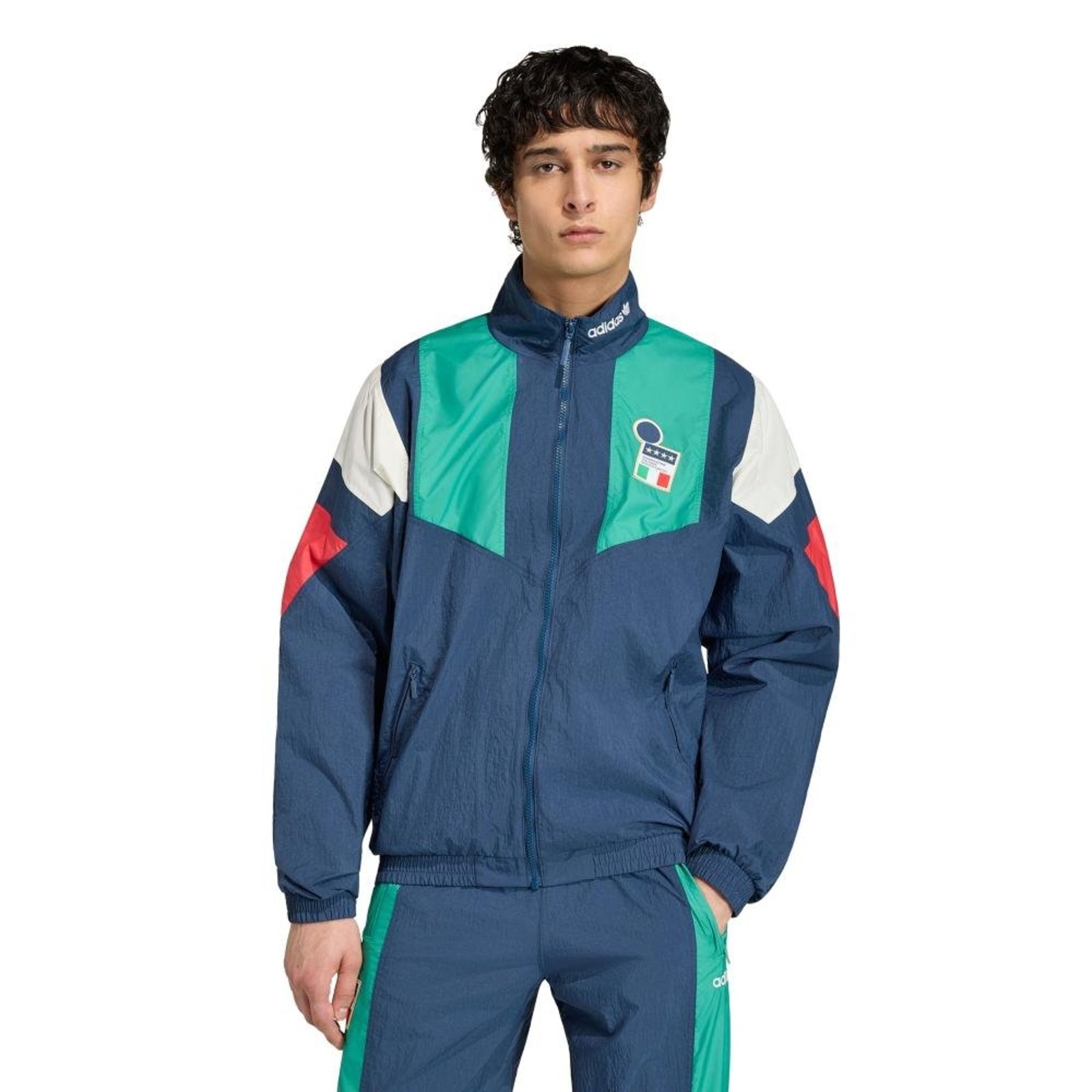 Jaqueta Itália EQT adidas Performance Azul