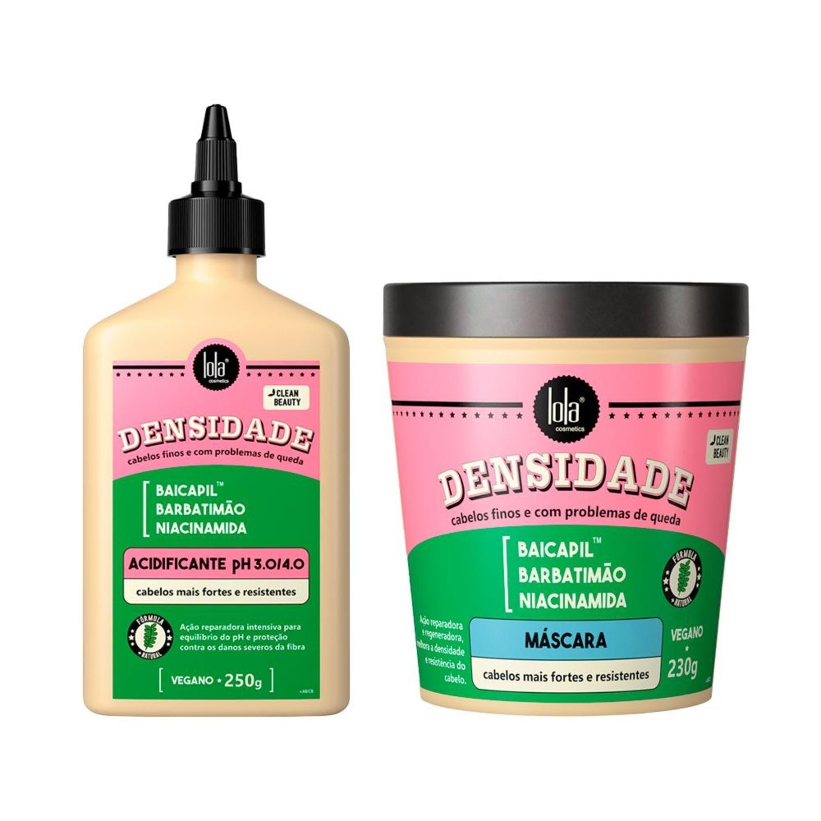 Kit Lola From Rio Densidade – Acidificante 250g + Máscara 230g