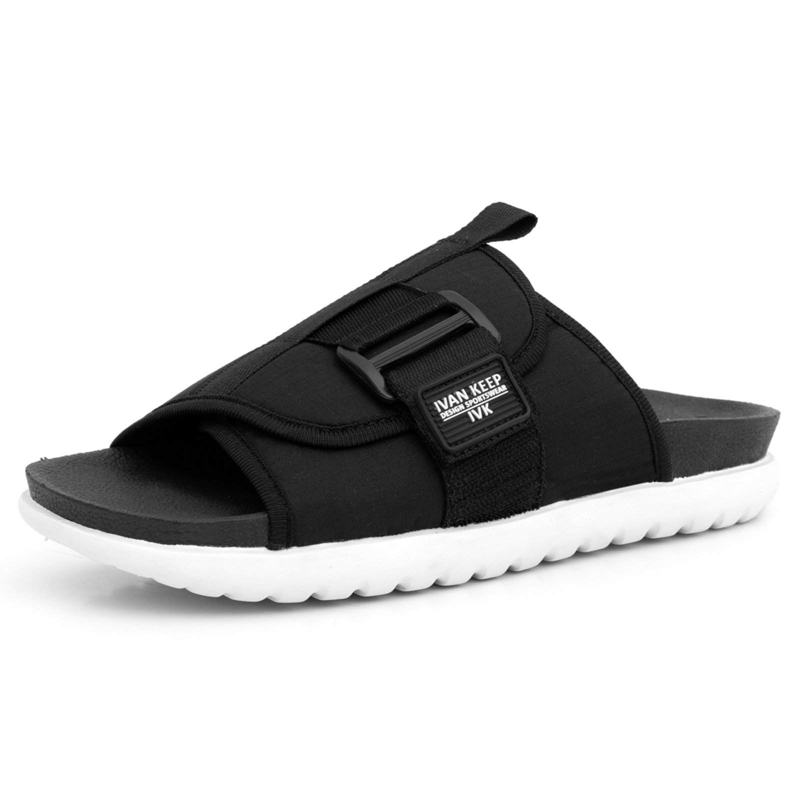 Chinelo Masculino Bredeni Anatômico Nuvem Slide Leve Macio Solado Antiderrapante Ajustável Versátil Dia A Dia Preto