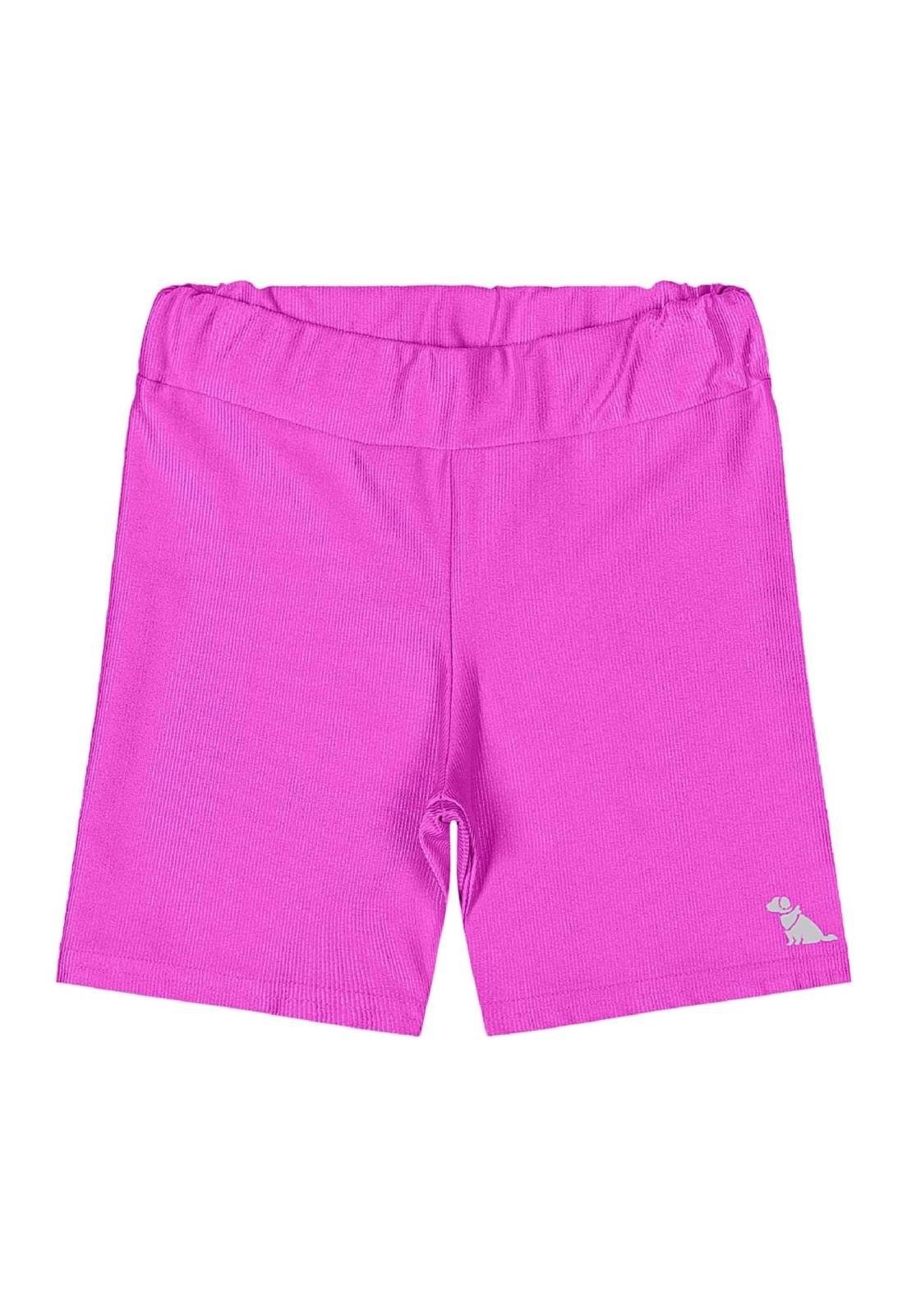 Infantil - Bermuda Ciclista Move para Menina Quimby Rosa