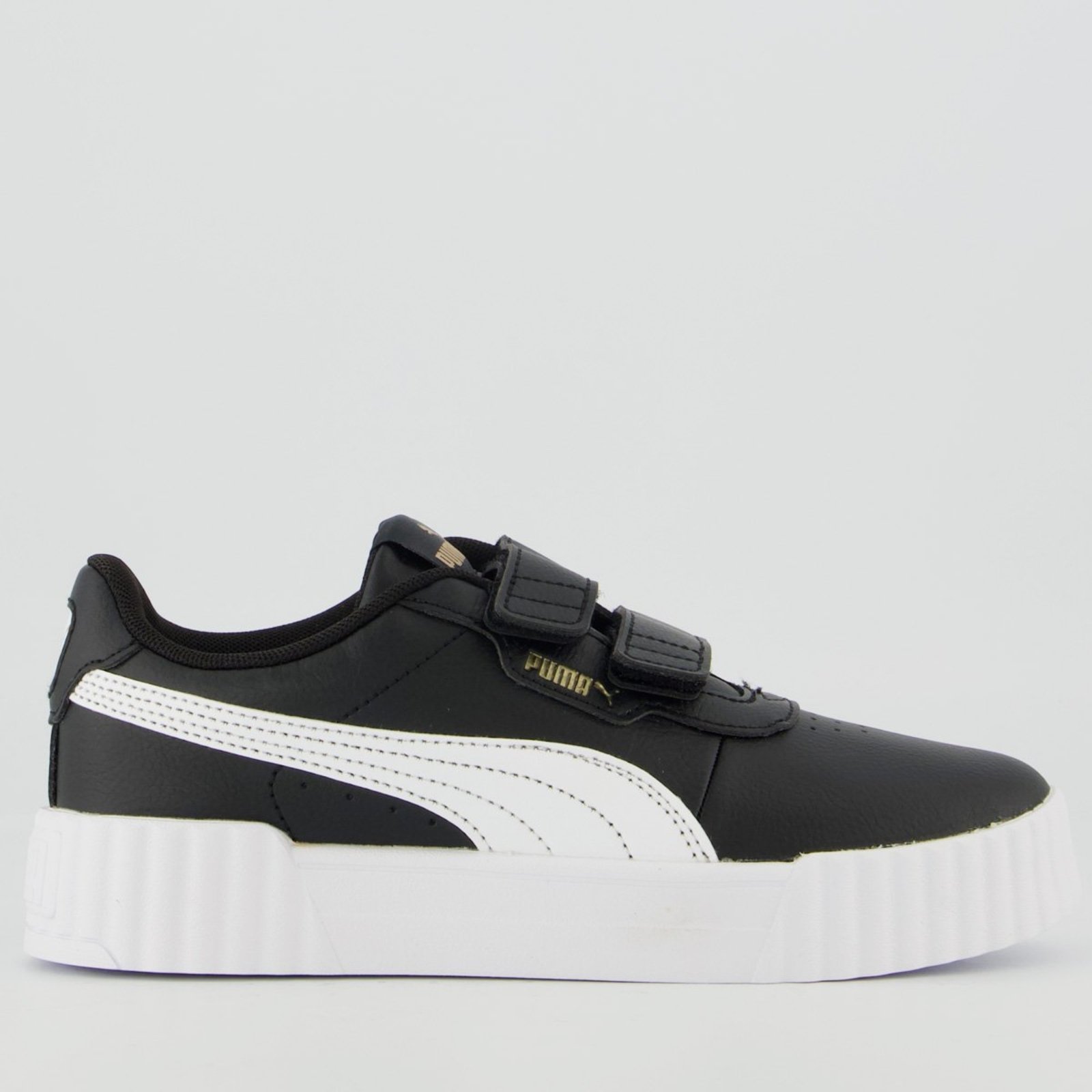 Infantil - Tênis Puma Carina 3.0 Preto e Branco