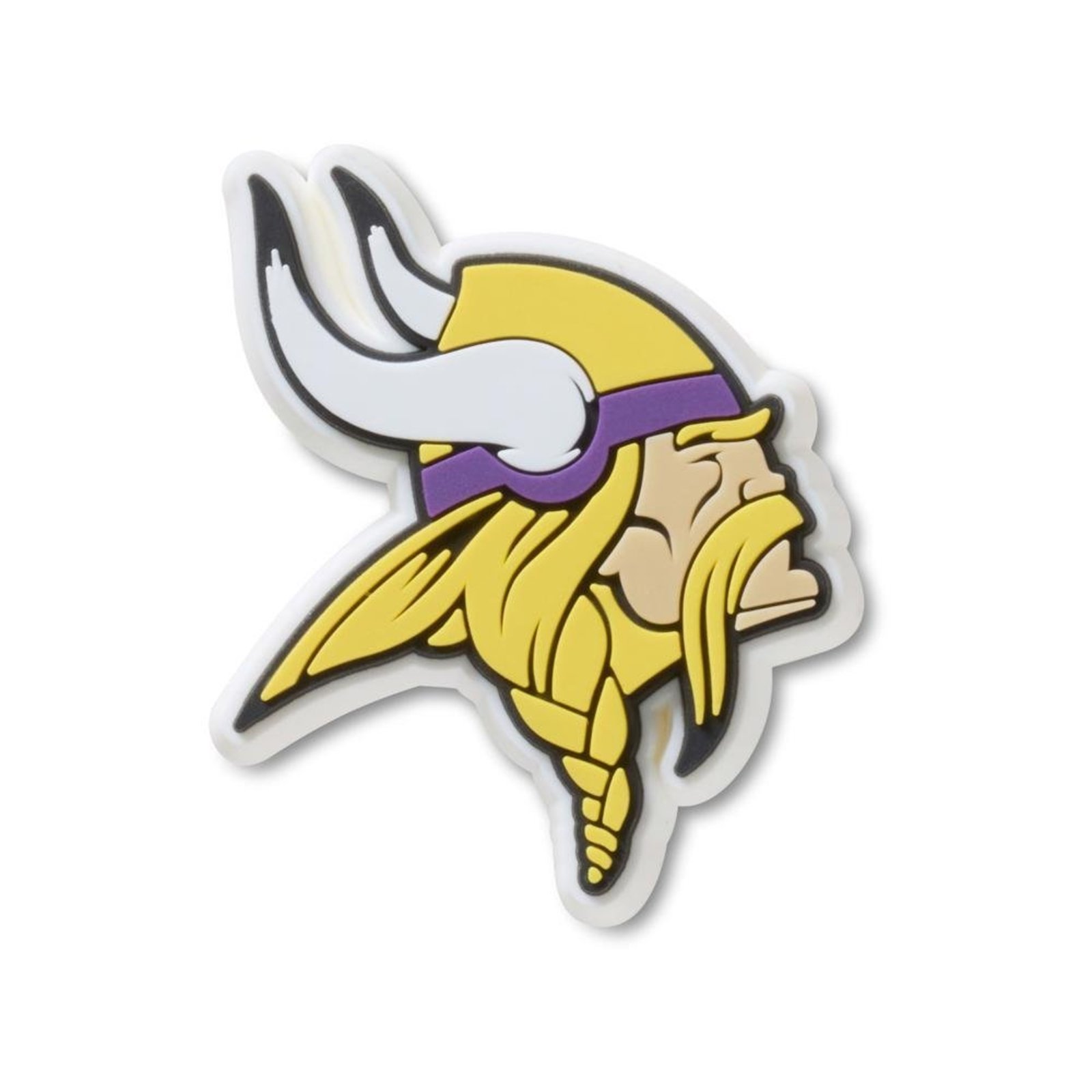 Infantil - Jibbitz™ Nfl Minnesota Vikings Logo Único Branco