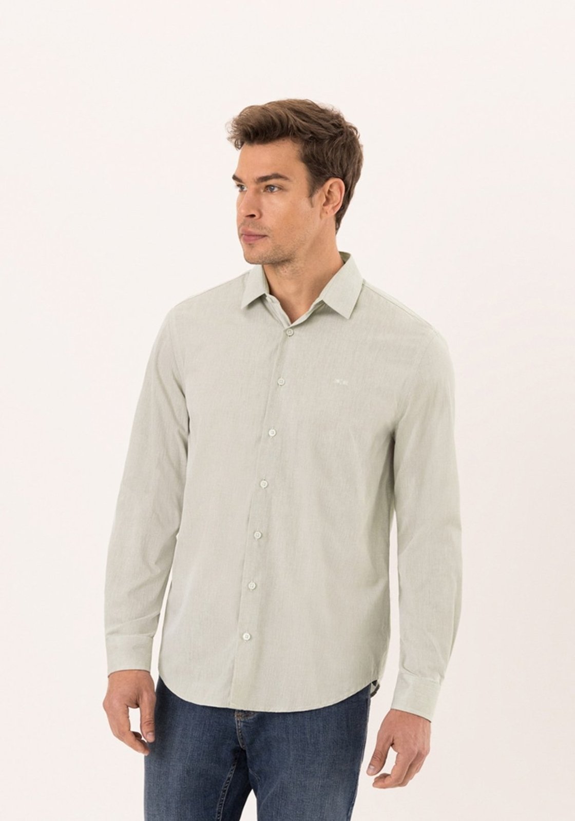 Camisa De Mangas Longas Comfort