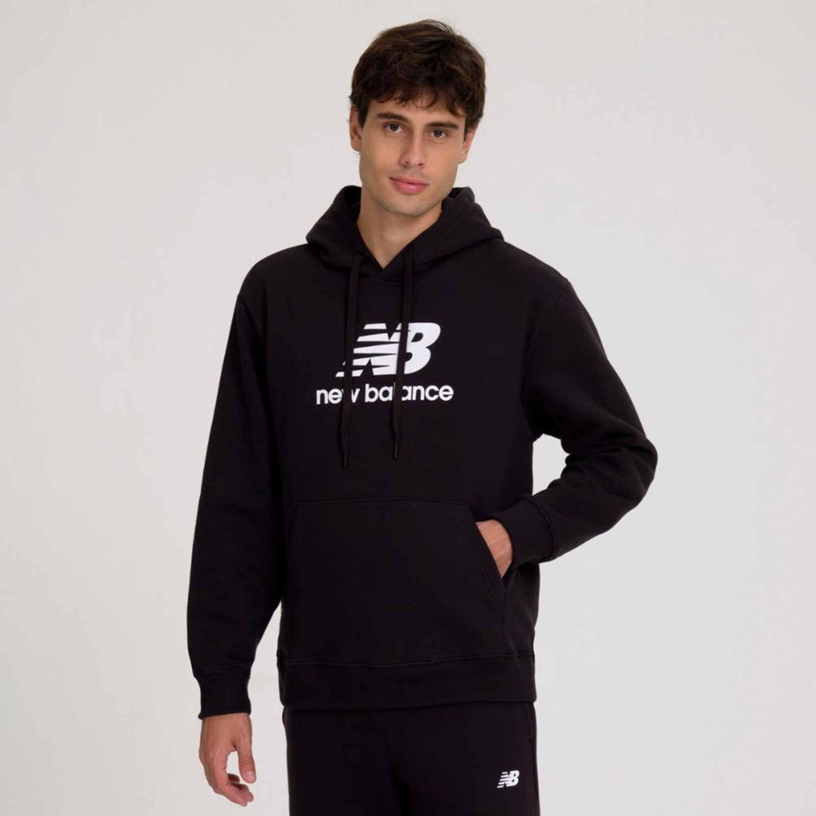 Vista 2 Casaco New Balance Com Capuz Essentials Masculino incolor New Balance incolor