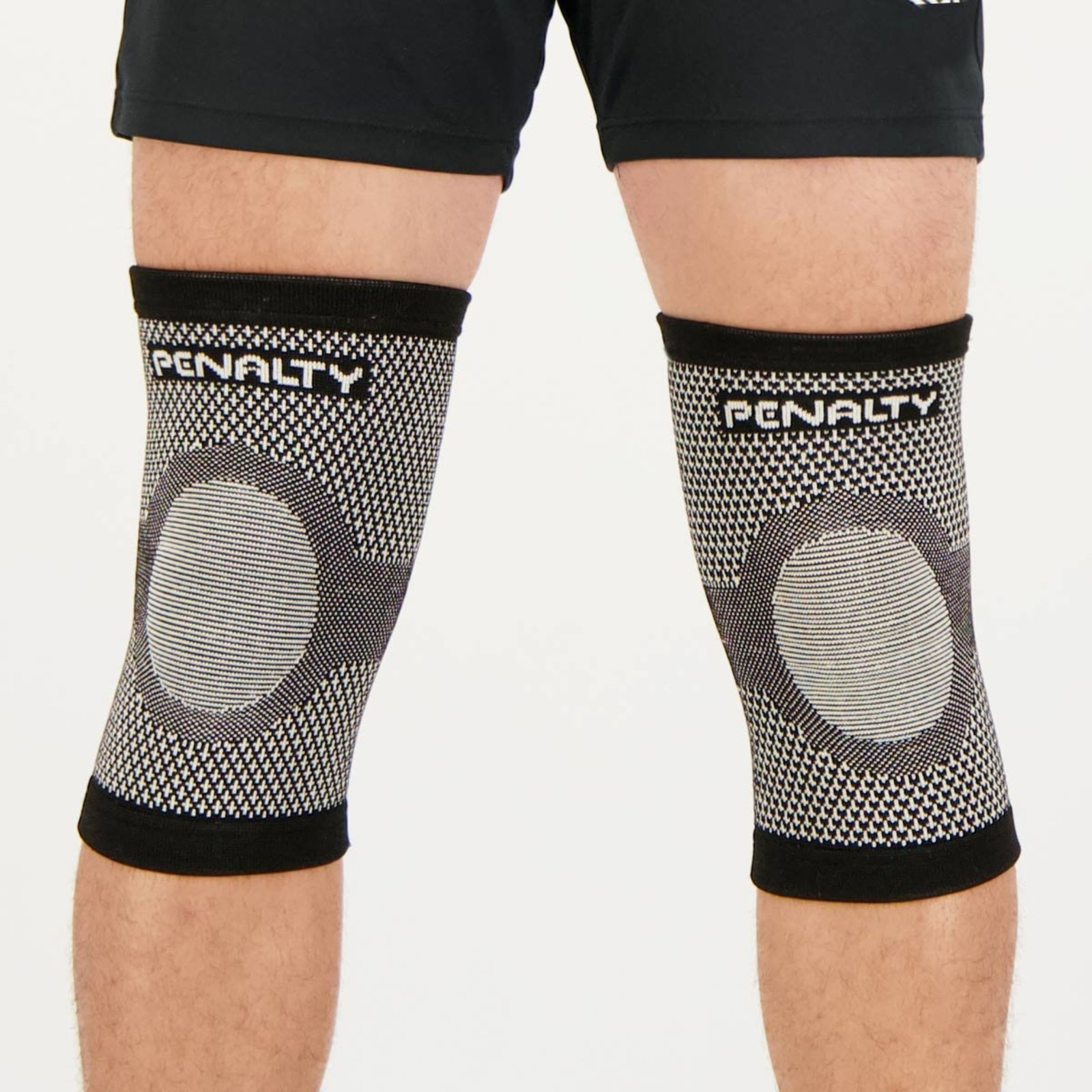 Joelheira Penalty Elástica Knit Preta
