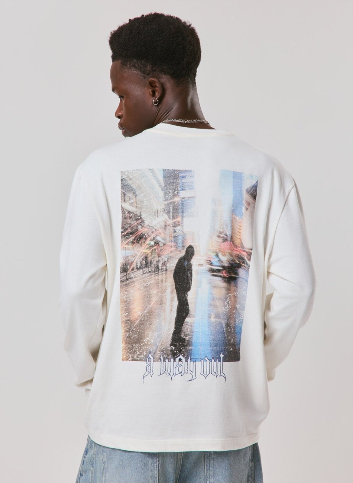 Camiseta Manga Longa Comfort City Blur