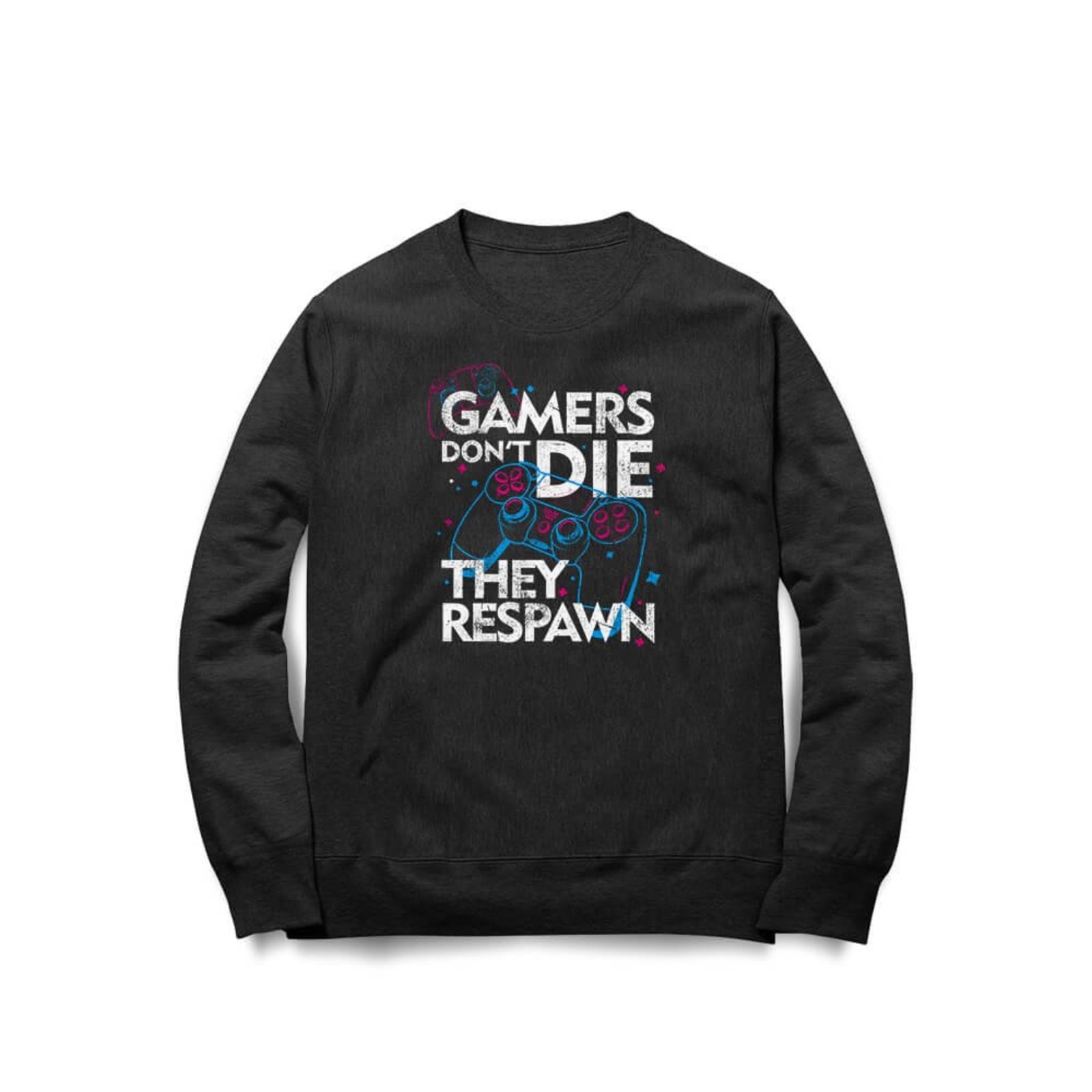 Moletom Gamers Don't Die - Preto - Casual - Studio Geek