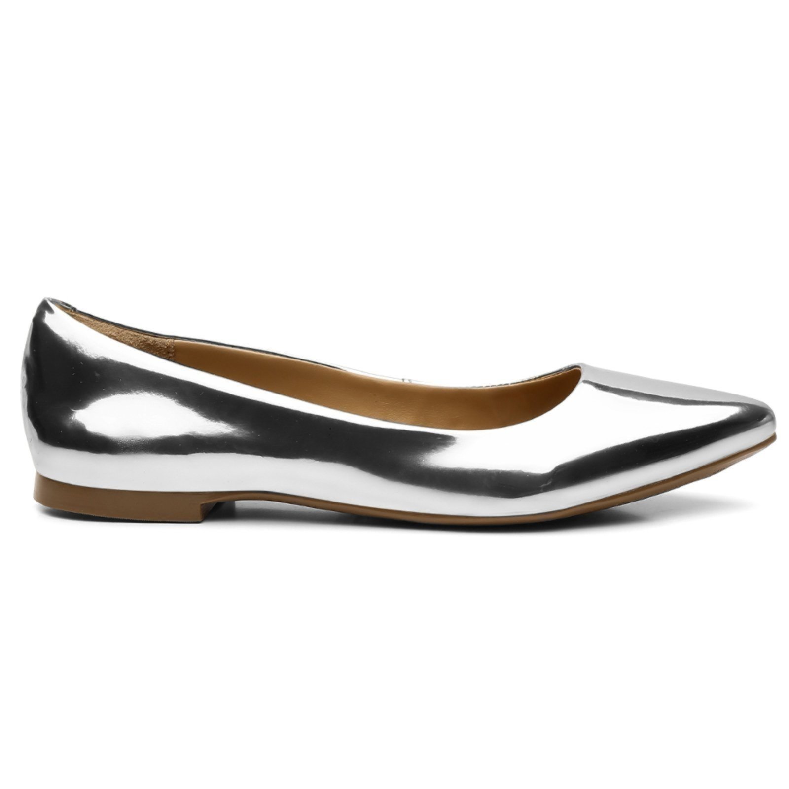 Vista 3 Sapatilha Casual Bico Fino Nine4 Comfort Macia prata Nine4 prata