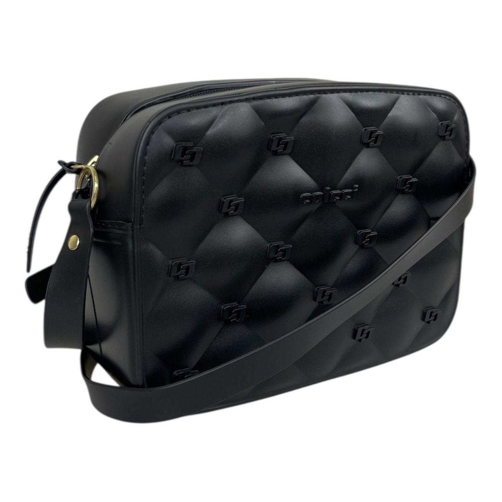 Vista 2 Bolsa Xangai Transversal Colcci preto preto