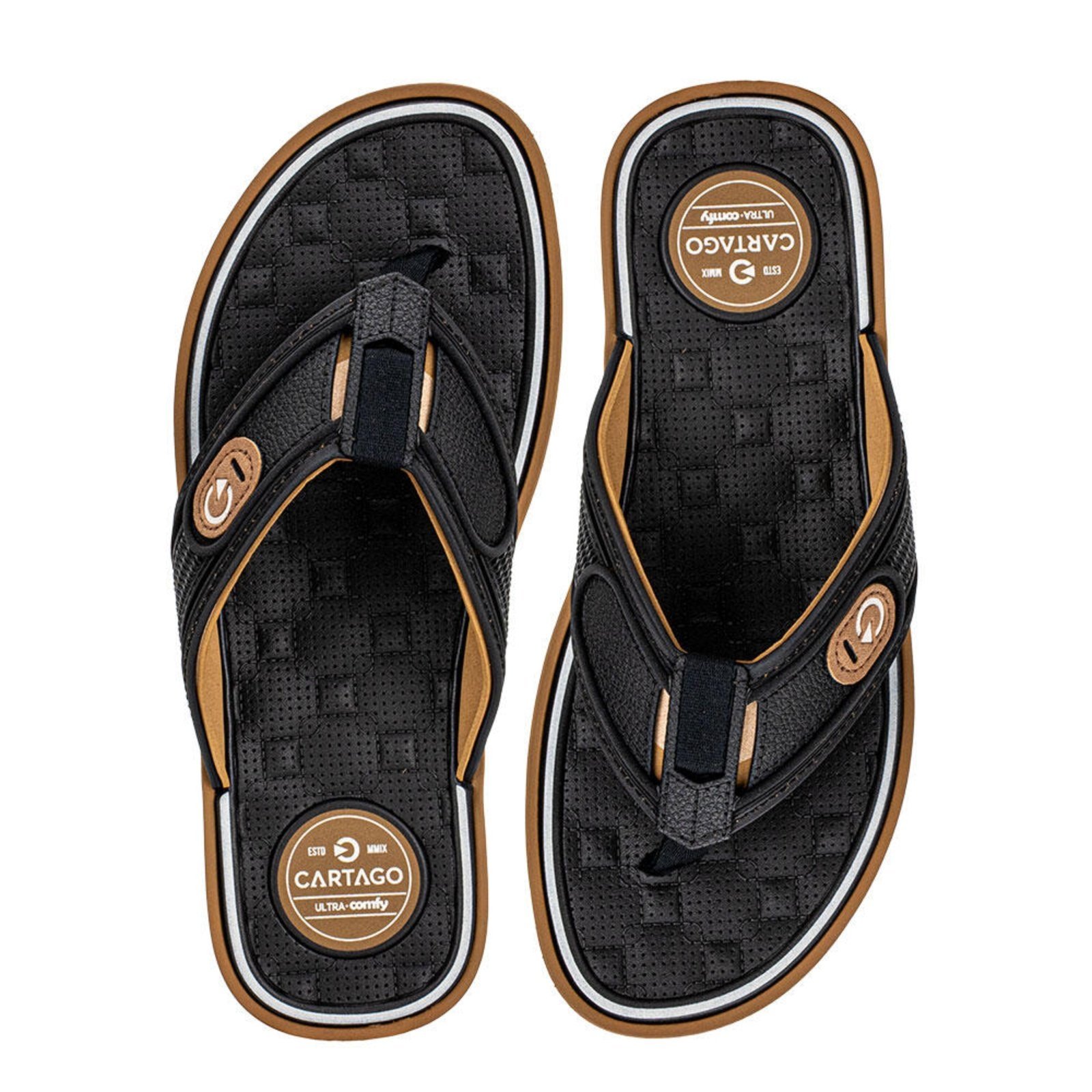Chinelo Masculino Lyon Iv Cartago 12531 3292531 Preto