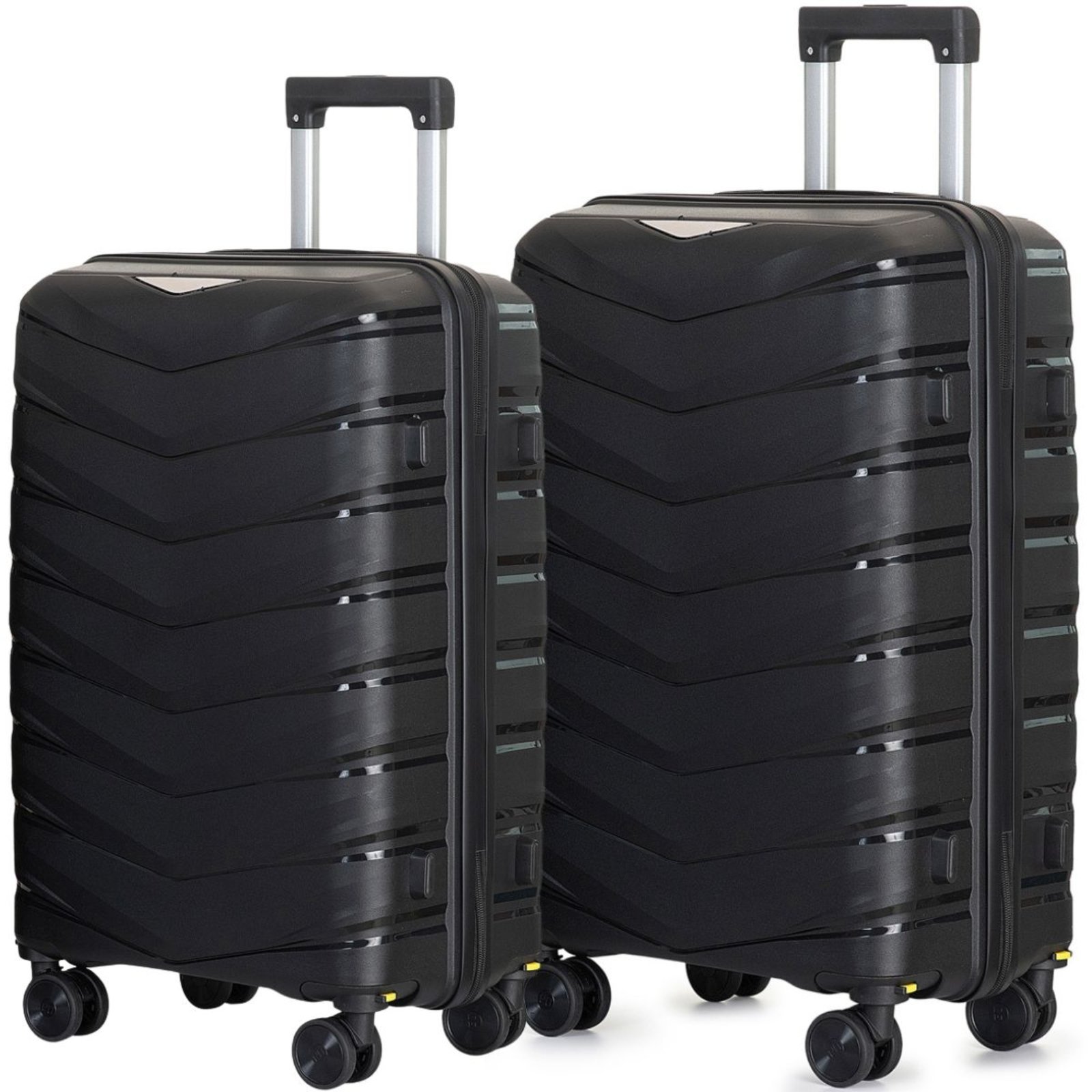 Kit Mala De Viagem 10 Kg Bordo De Mao + Mala 23 Kg Grande Preto