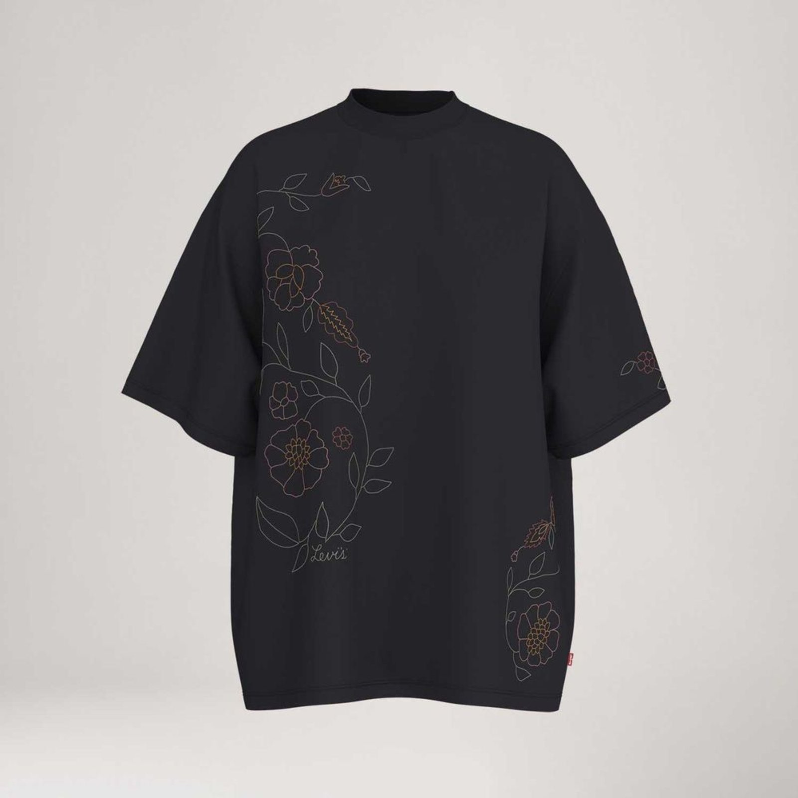 Camiseta Levi’s® Graphic Stack Preta Manga Curta