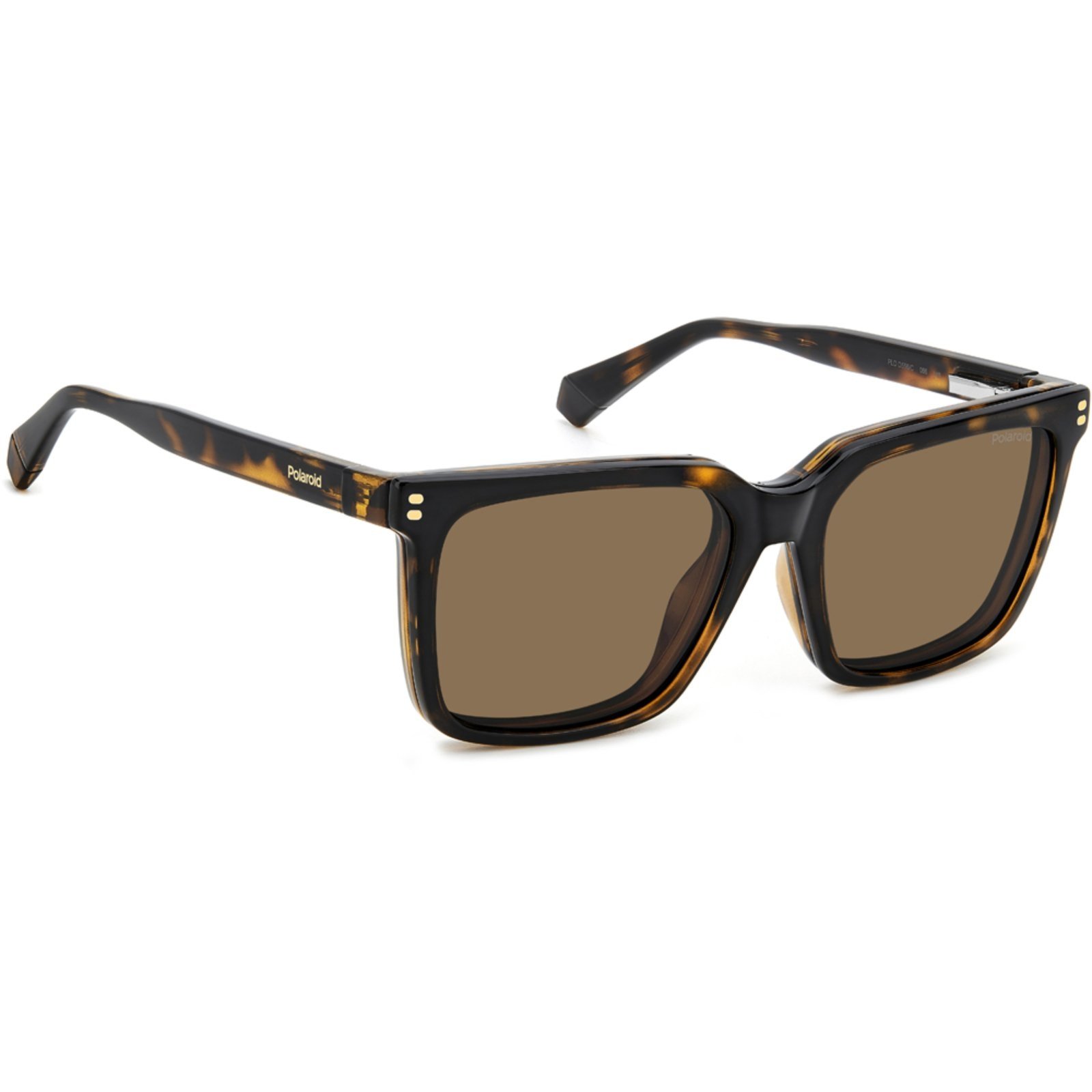 Vista 3 Óculos de Sol Polaroid Clipon D556C 0865417 Masculino marrom Polaroid marrom
