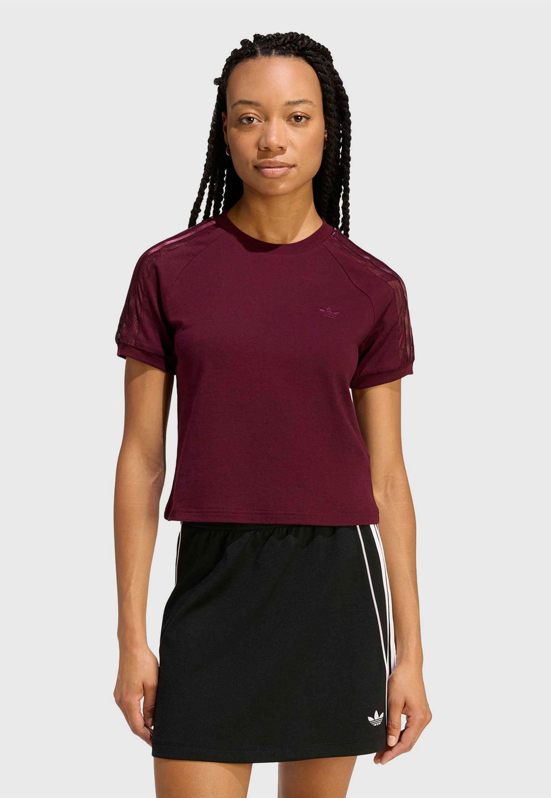 Camiseta Feminina adidas Originals Vinho