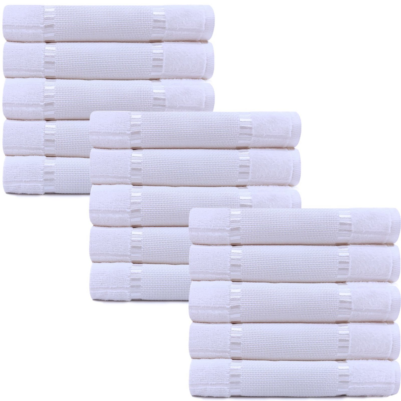 Jogo de Toalha de Visita 15 Peças para Bordar Ponto Cruz 30cmX45cm – Bella – Dohler – Emcompre