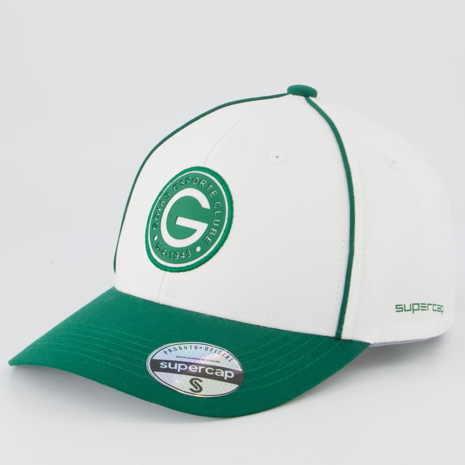 Boné Goias G Branco e Verde