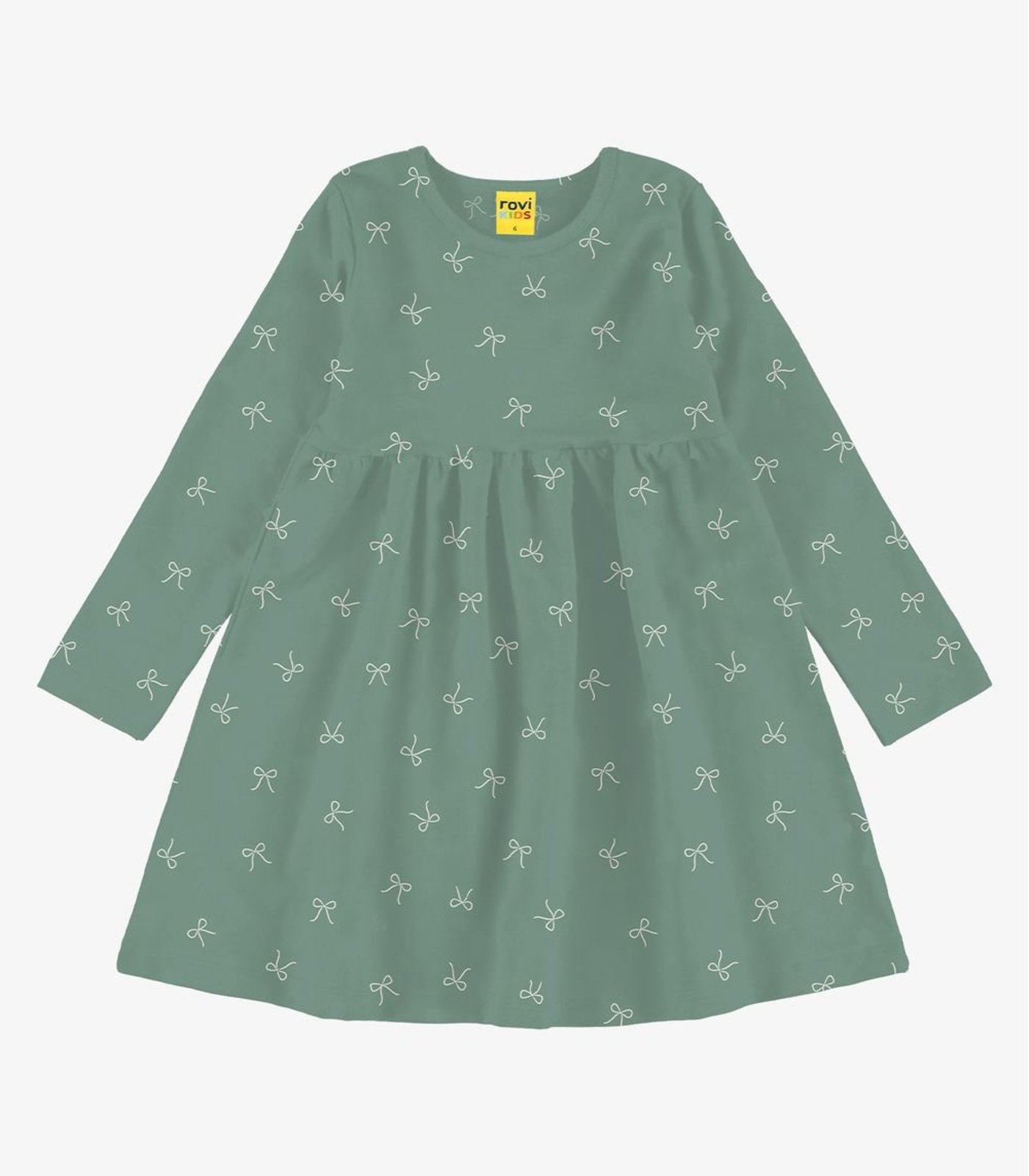 Infantil - Vestido Manga Longa Rovi Verde