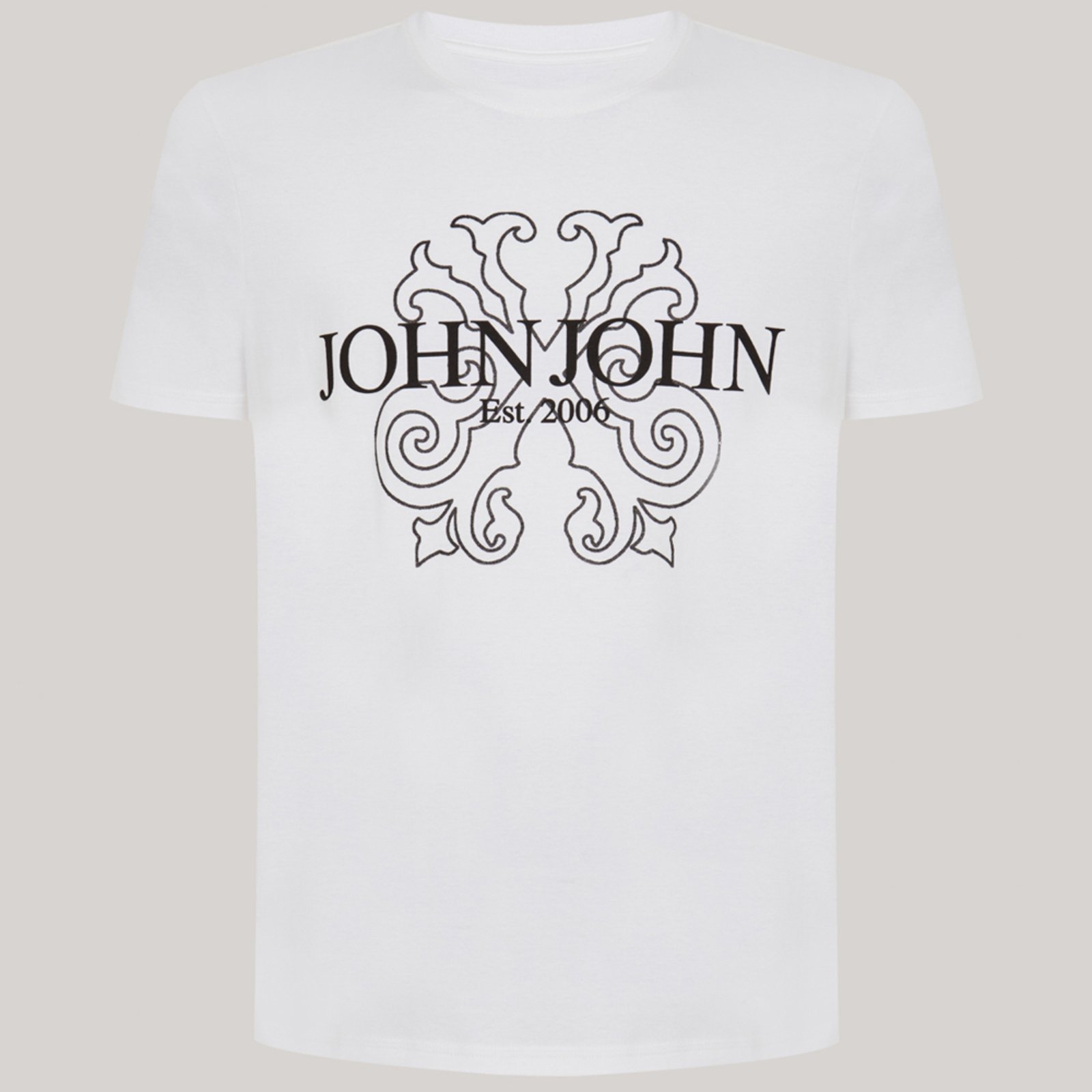 Camiseta John John Regular Brand Pr26 Branco Masculino