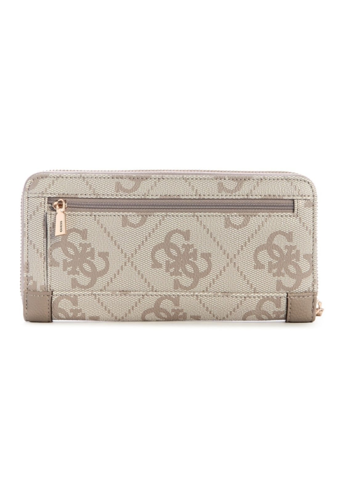 Vista 3 Carteira Guess Karnilla Logo Slg Lrg Zip Arnd Guess nude
