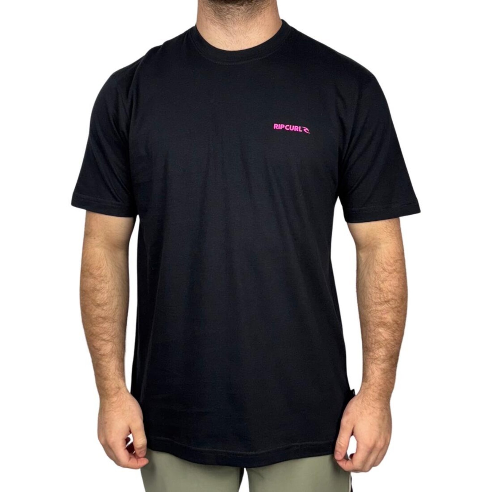 Camiseta Rip Curl Brand Icon Preto