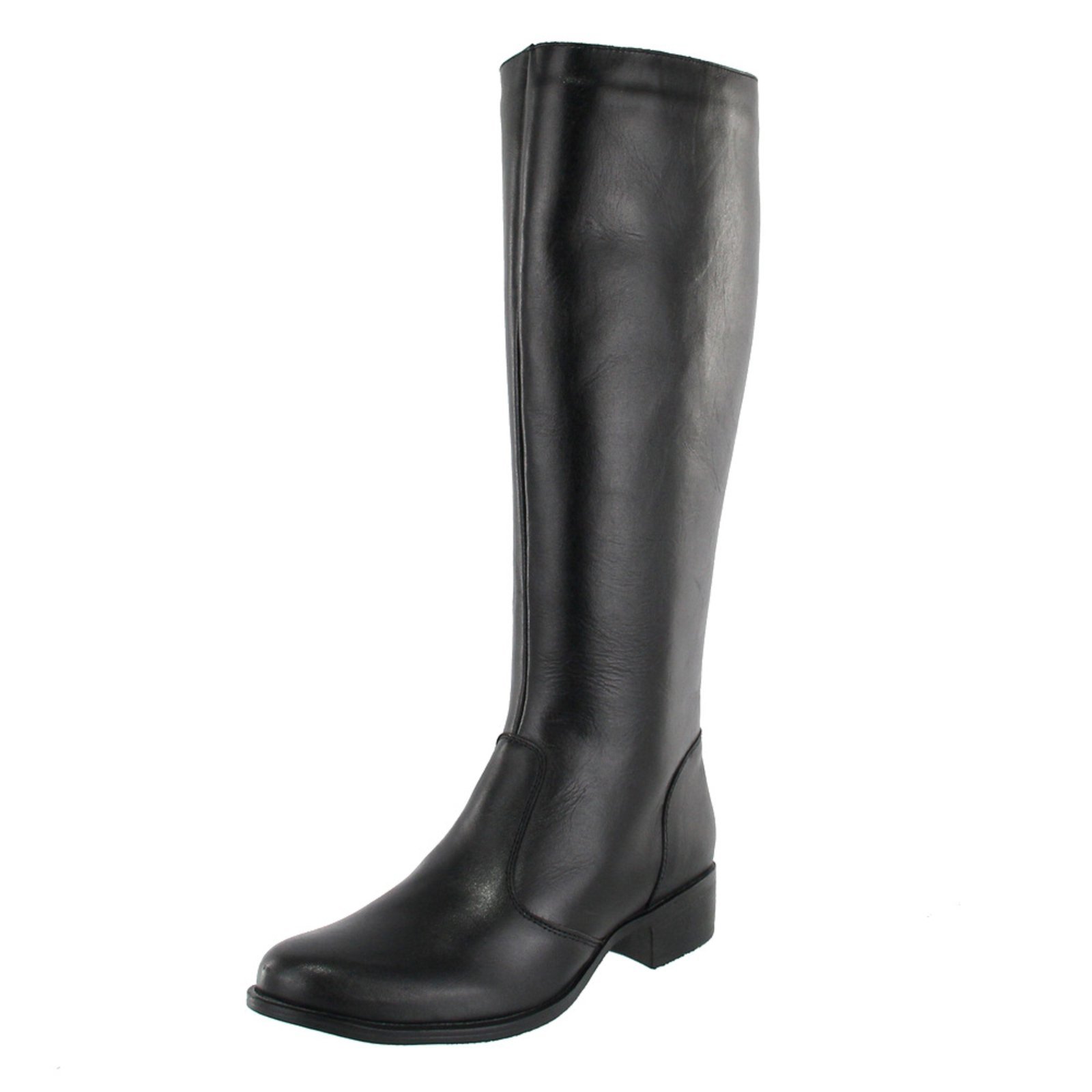Bota Montaria Couro Cano longo Liza Basica Lançamento Agnes Veronez Preto