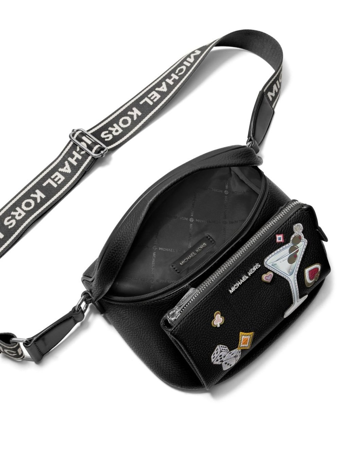 Vista 3 Bolsa Transversal Slater Média 35F5S04M8V001 preto preto