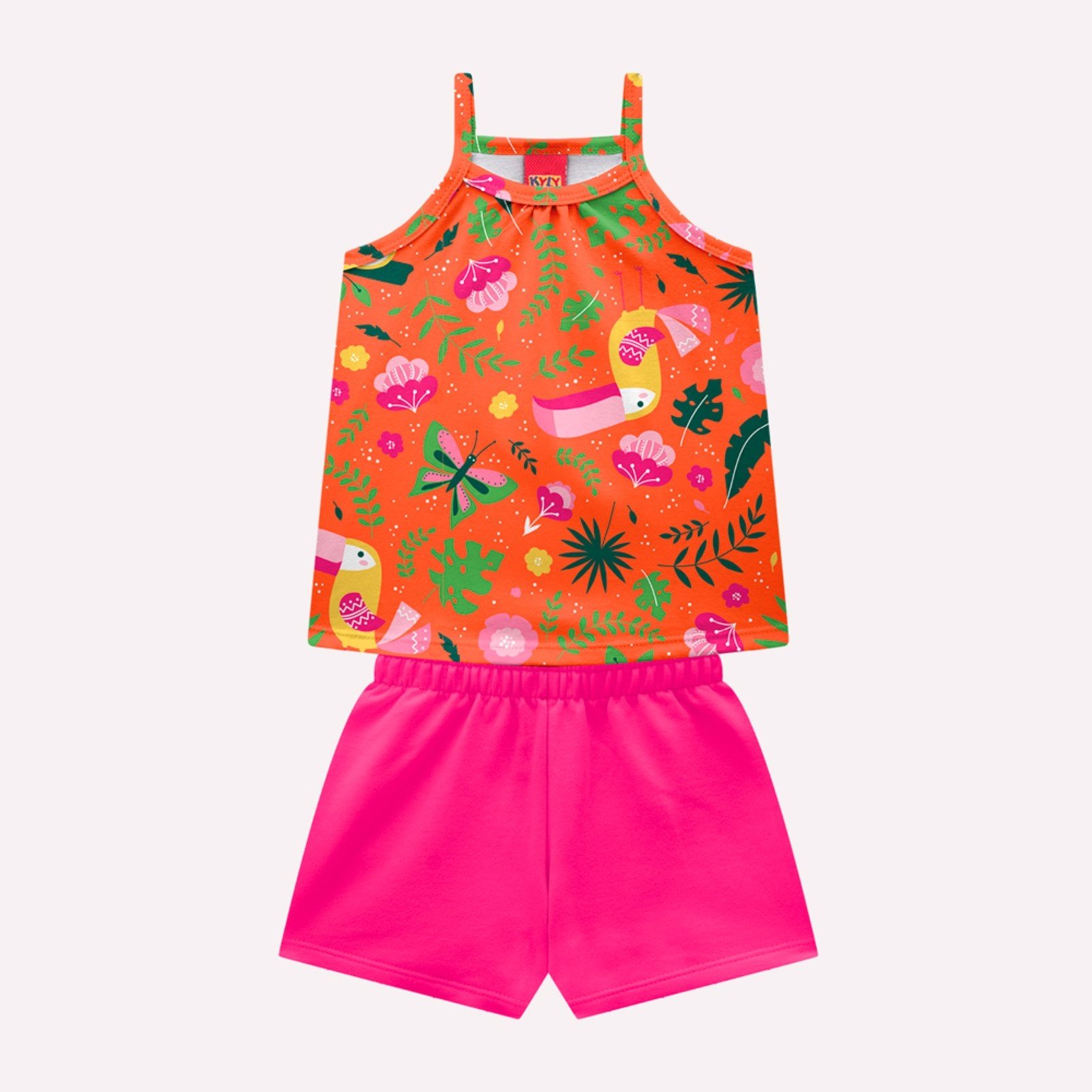 Infantil – Conjunto Menina em Algodão Kyly