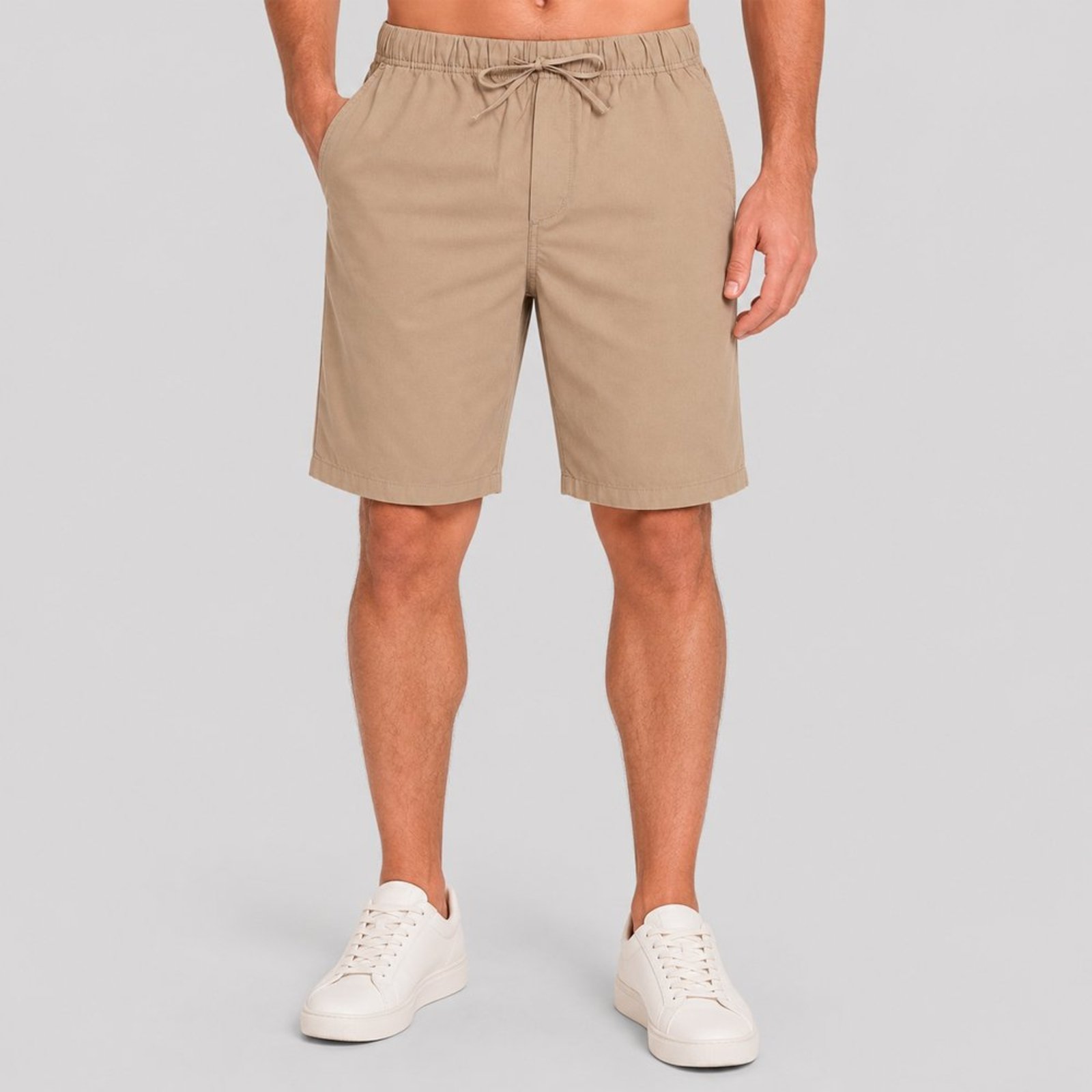 Bermuda Dudalina Right Ve27 Bege Masculino