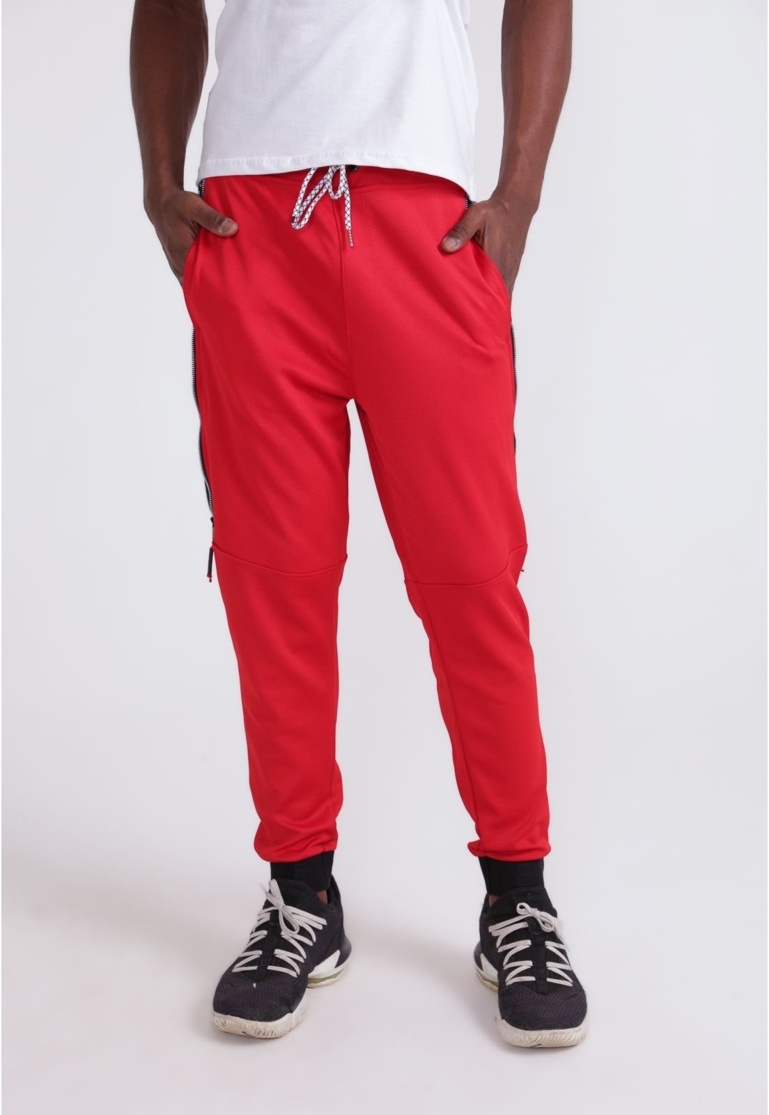 Calça Ecko Moletom Vermelha