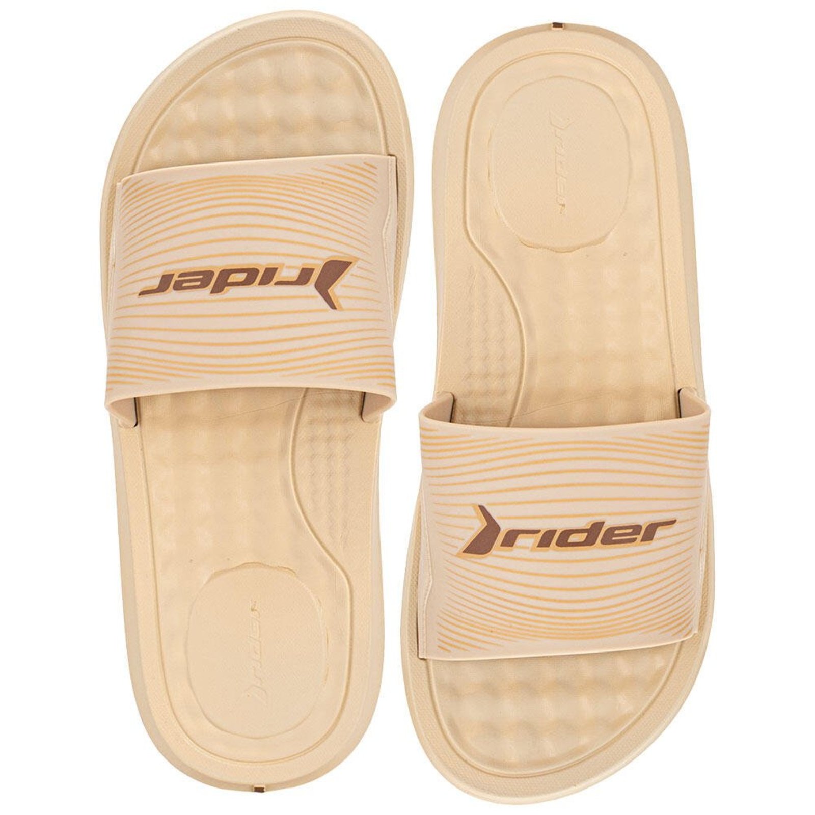 Chinelo Masculino Slide Step Rider 12265 B3292265 Bege
