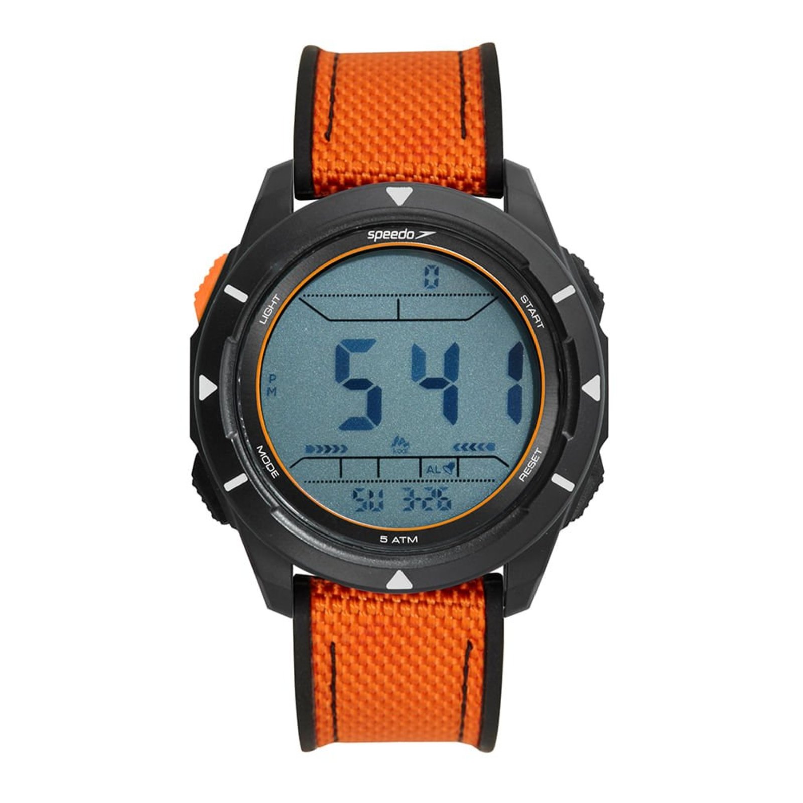 Relógio Masculino Speedo Pedômetro Laranja Speedo