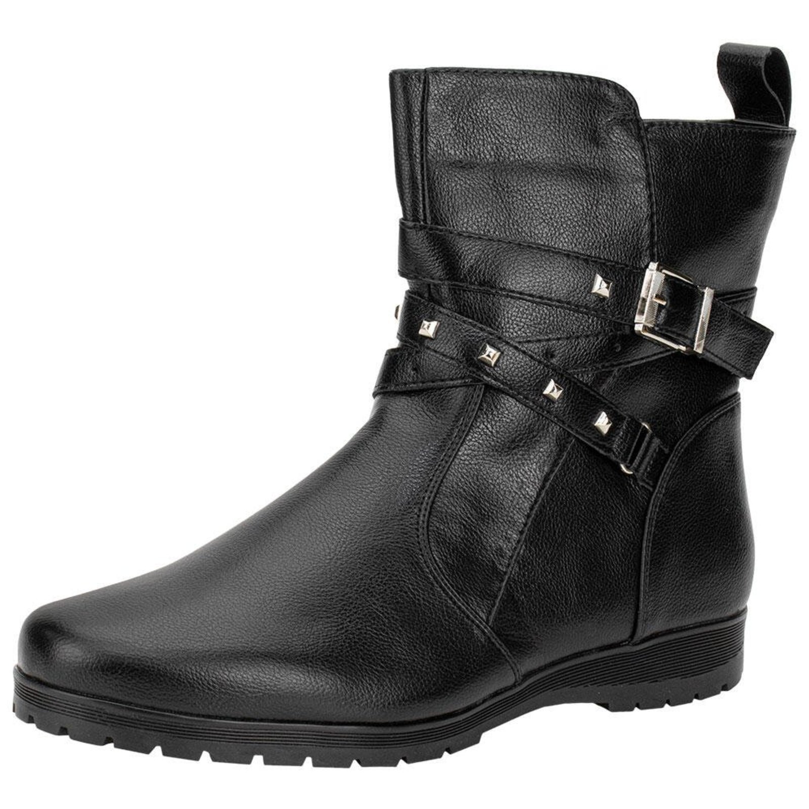 Bota Feminina Cano Baixo Mooncity 71126 0741126 Preto