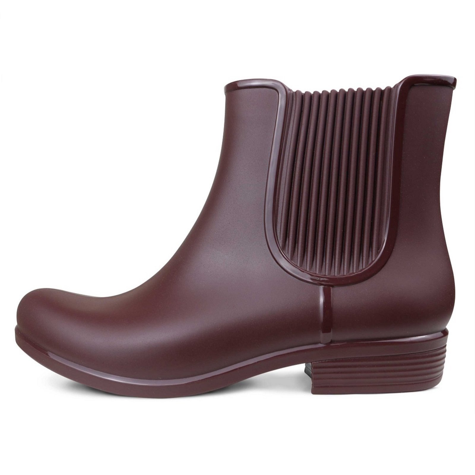 Vista 2 Bota Boaonda Tipo Galocha Ideal para Chuva Confortável Açai bordô/roxo/vinho Boaonda bordô/roxo/vinho