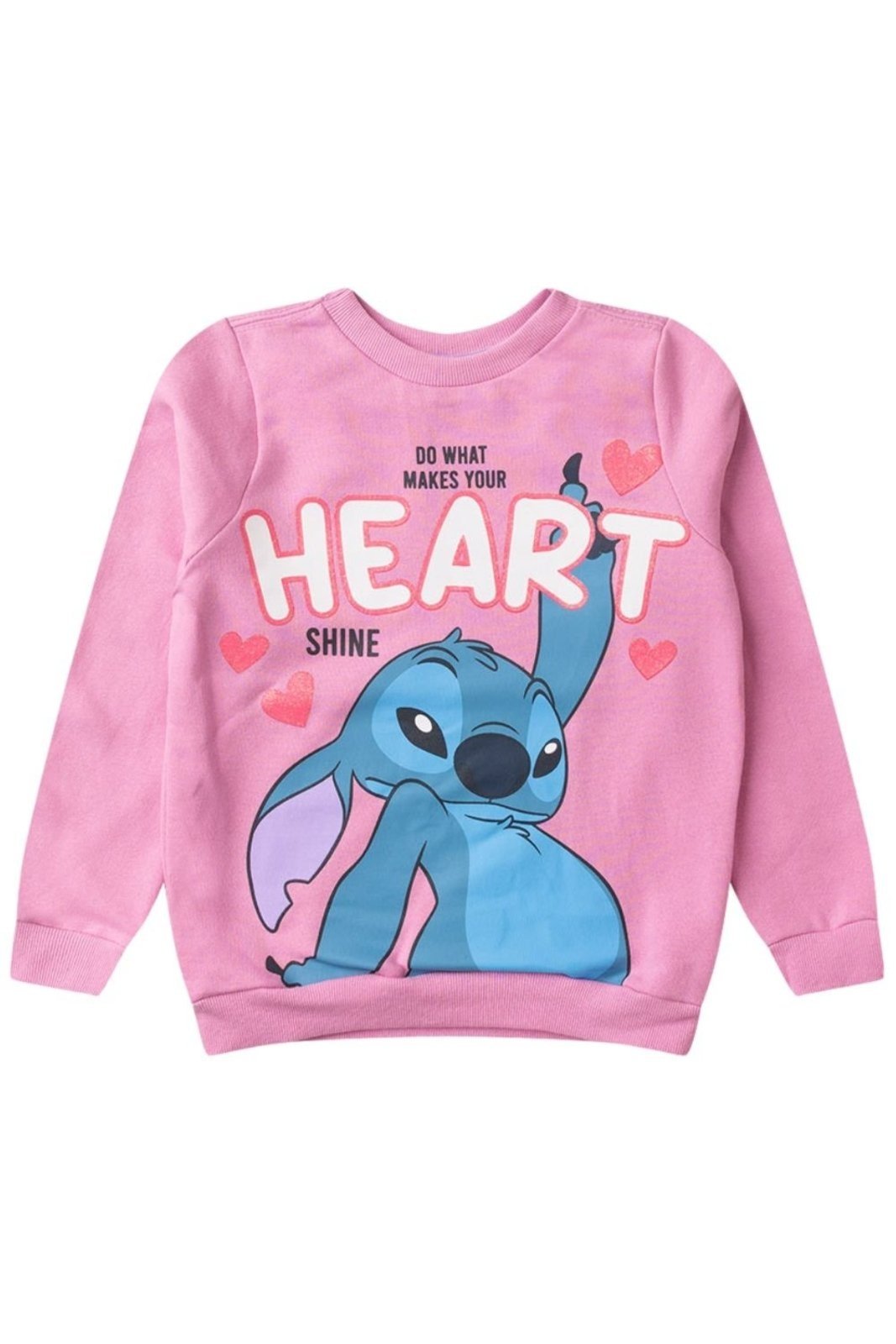 Infantil – Casaco Disney Menina Stitch Rosa